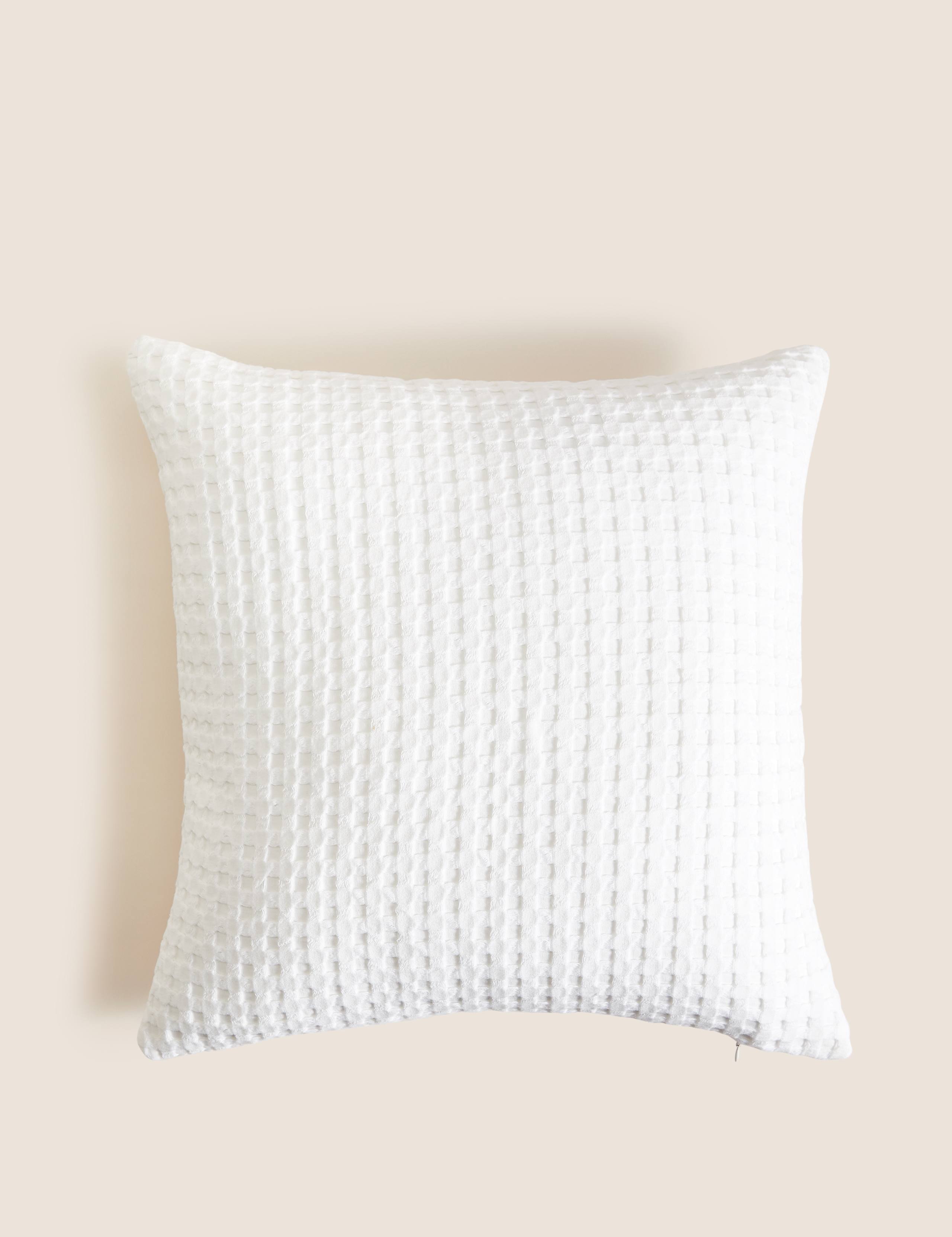 Pure Cotton Waffle Cushion 1 of 5