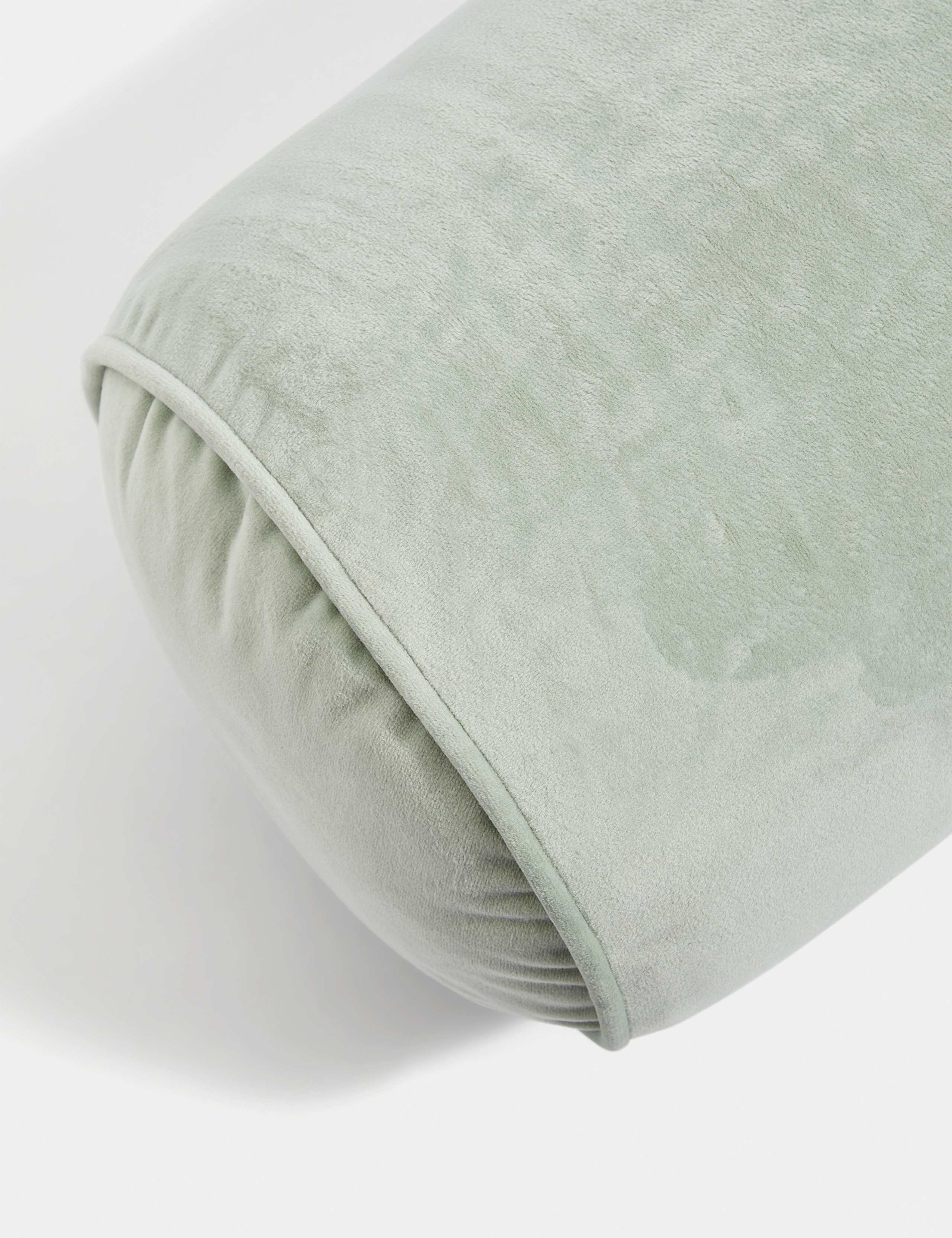 Velvet Piped Bolster Cushion 3 of 3