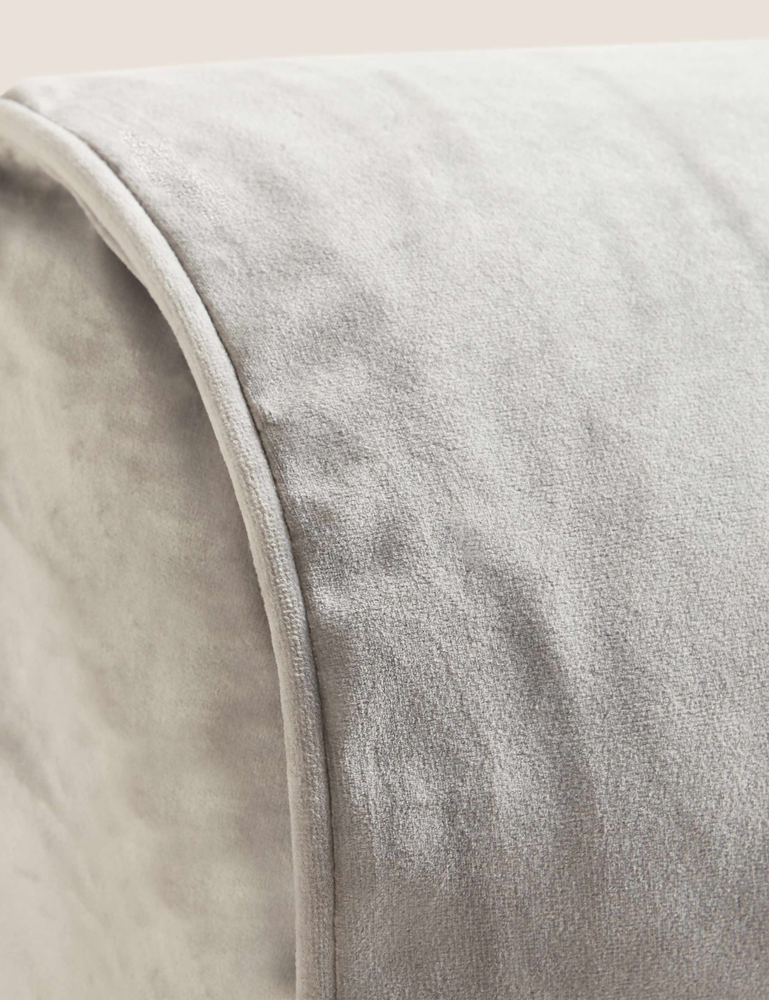 Velvet Piped Bolster Cushion 3 of 5