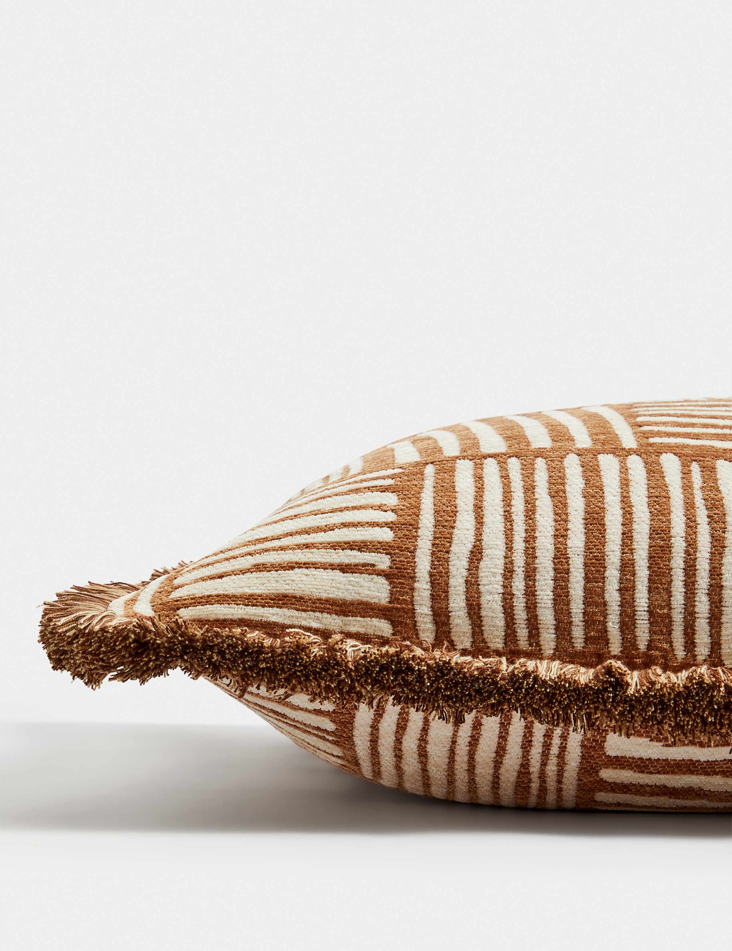 Chenille Striped Cushion 2 of 7