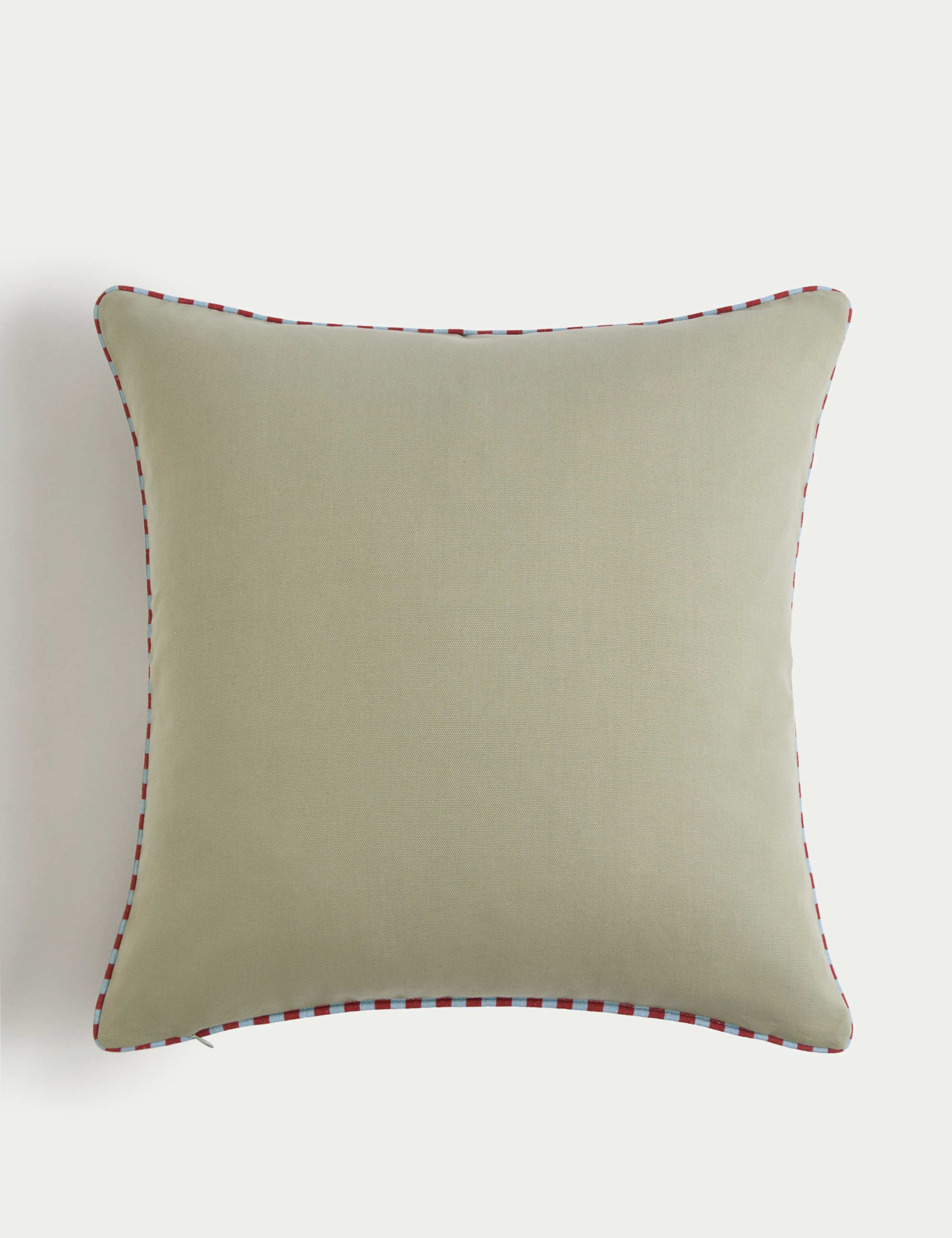 Pure Cotton Floral Embroidered Cushion 3 of 4