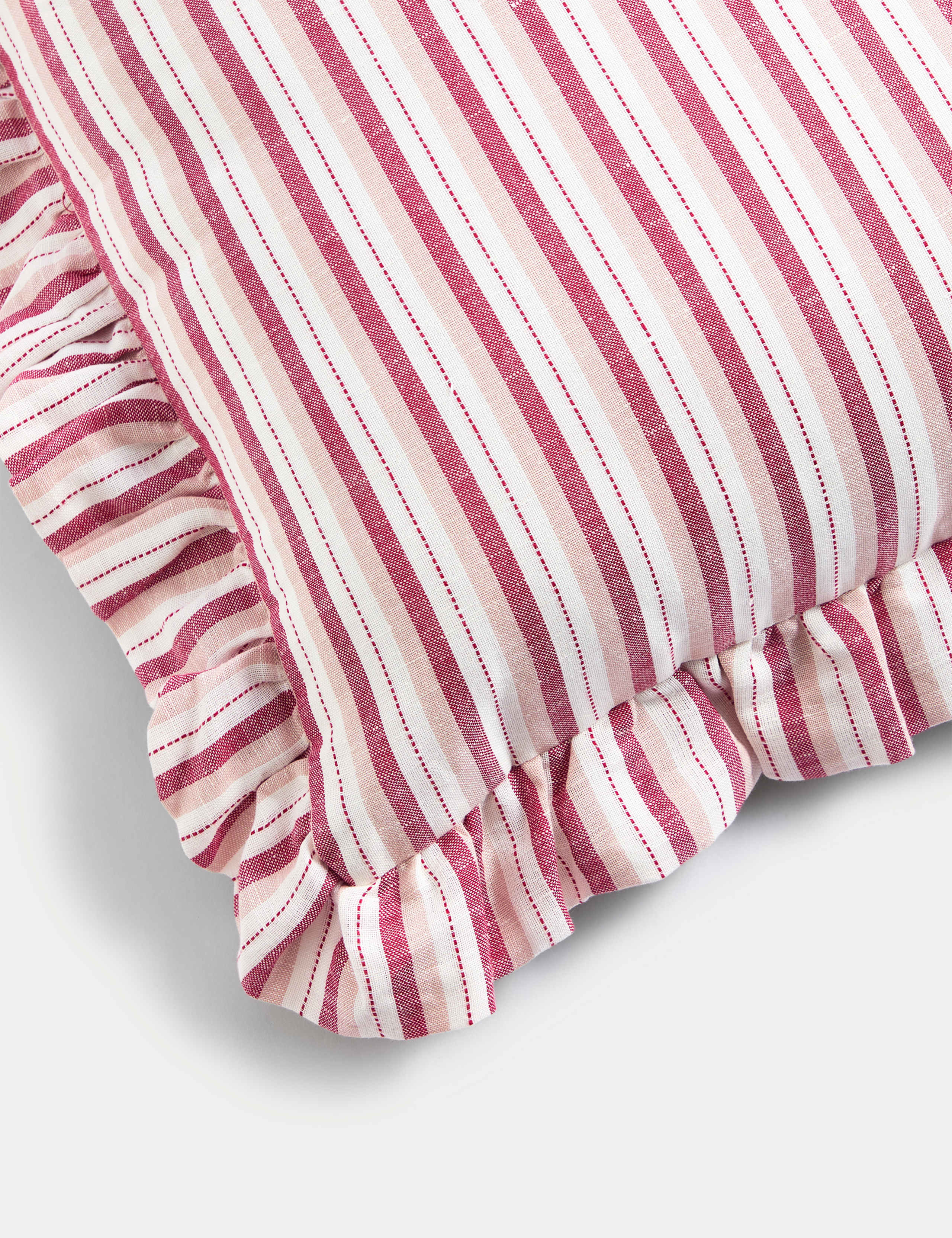 Linen Blend Striped Cushion 3 of 4
