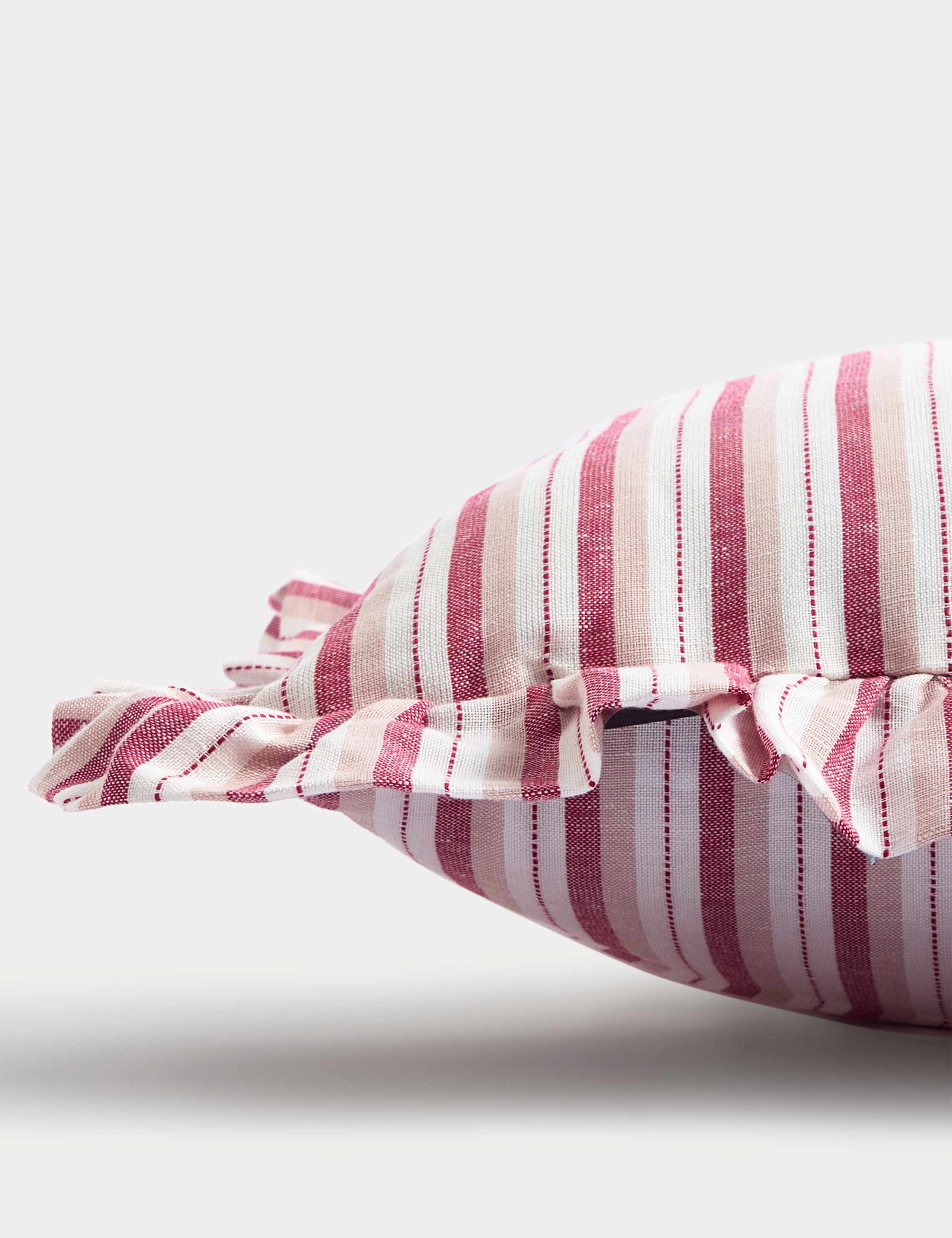 Linen Blend Striped Cushion 2 of 4