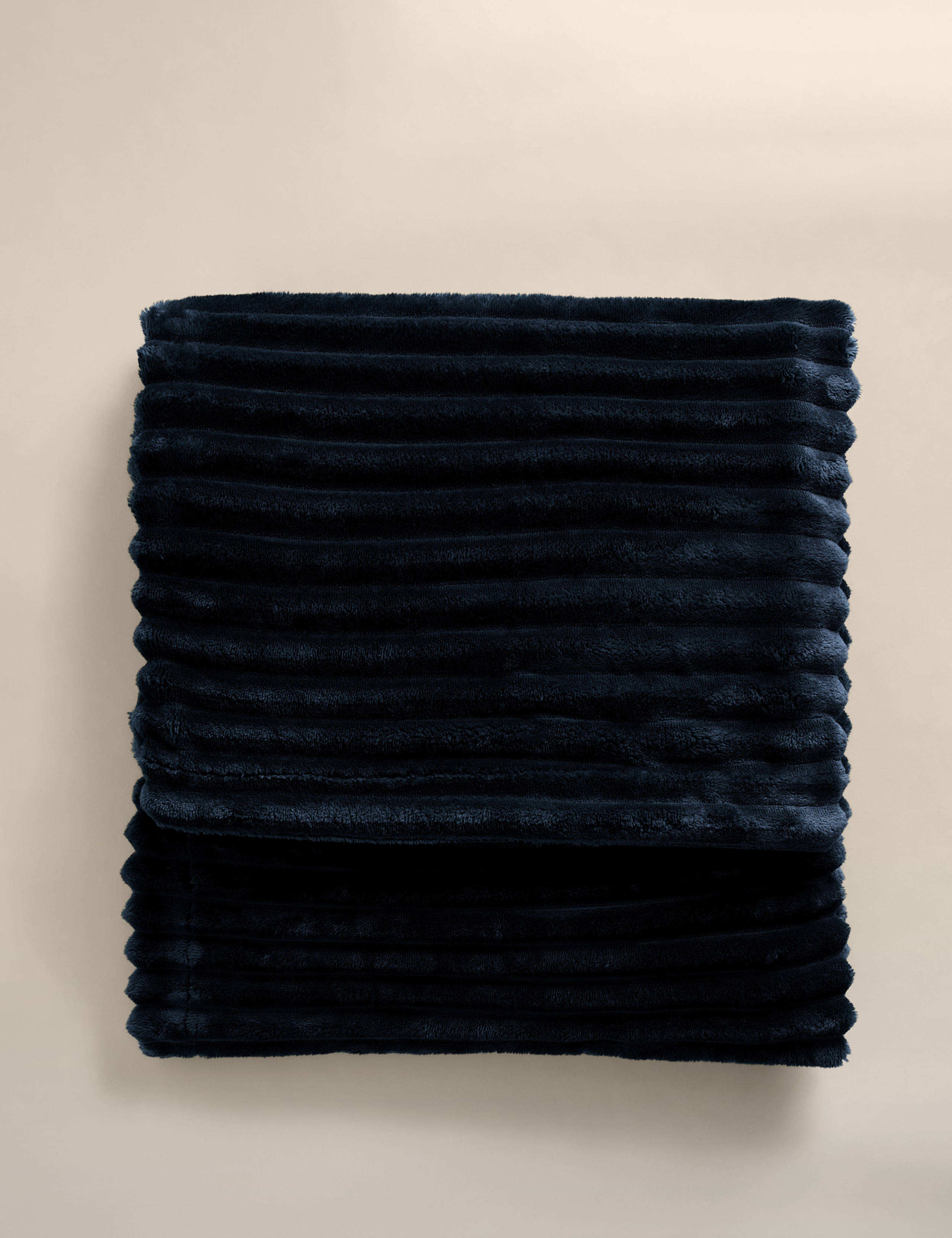Fleece Ribbed Throw 1 of 4