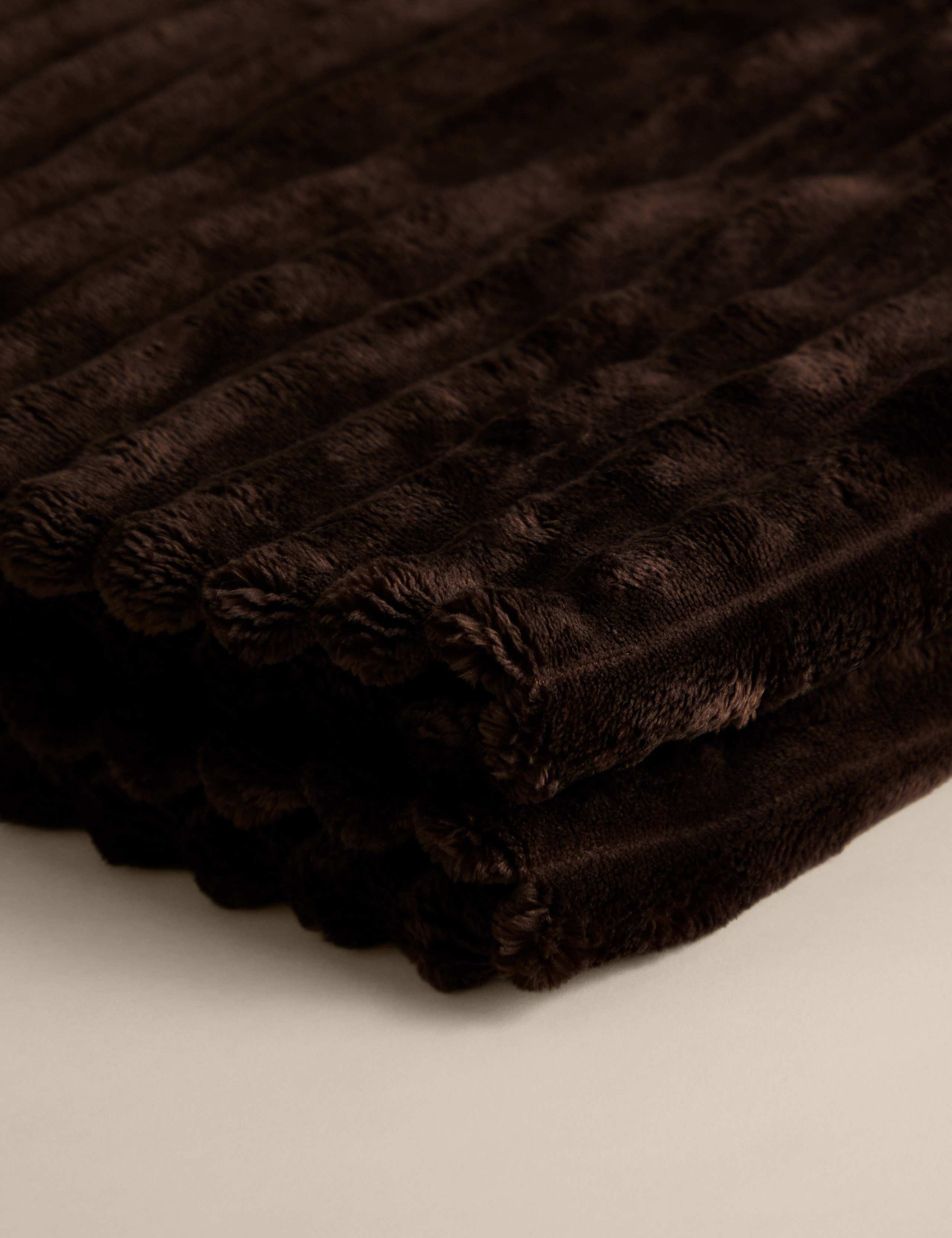 Fleece Ribbed Throw 4 of 4