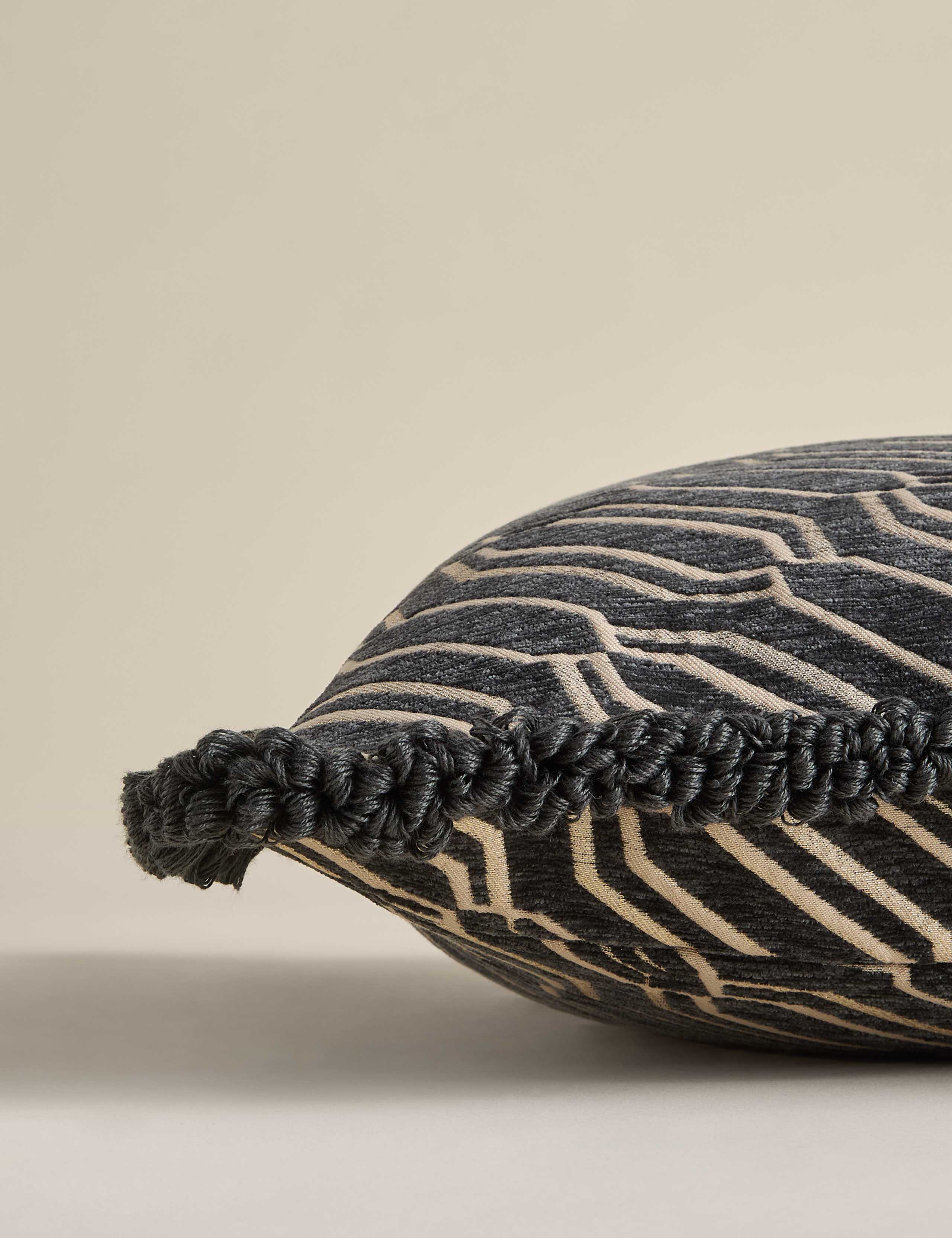 Chenille Geometric Cushion 2 of 5