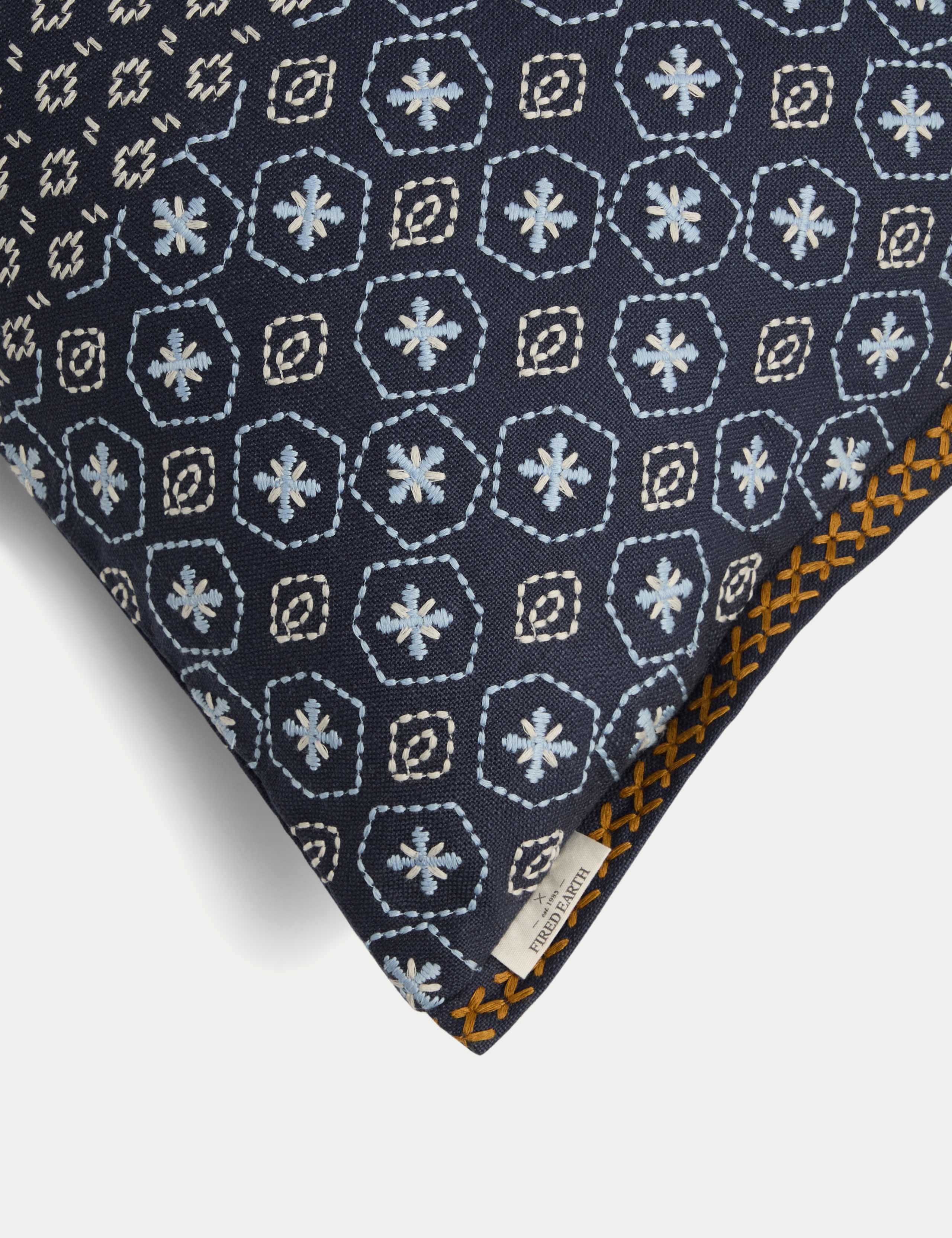 Pure Cotton Kouya Embroidered Cushion 4 of 6