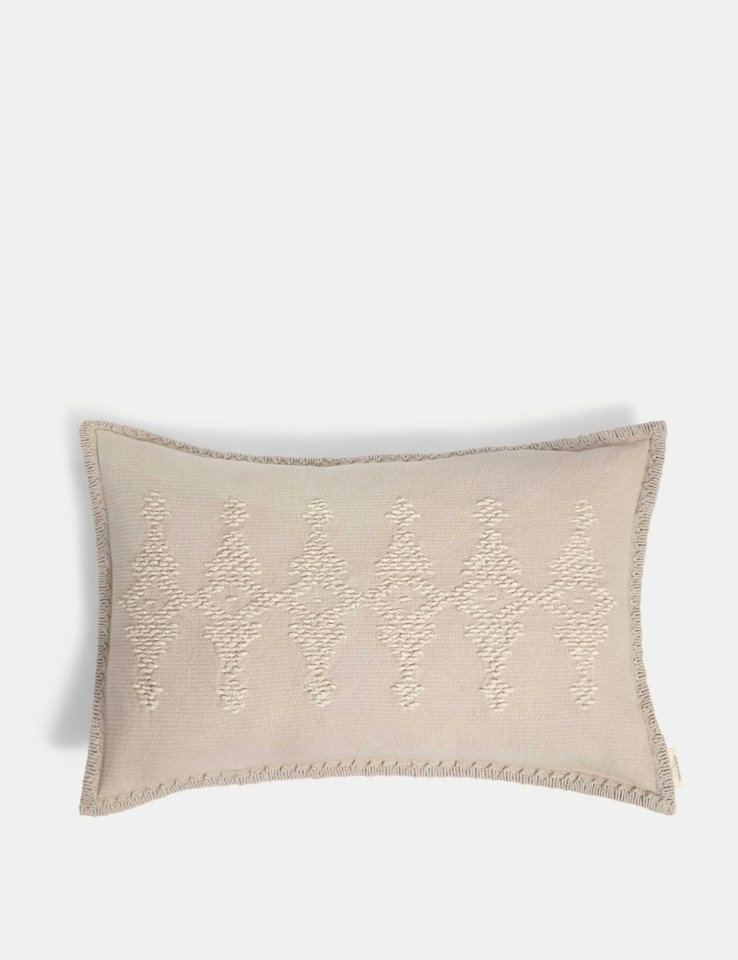 Pure Cotton Woven Bolster Cushion 1 of 5