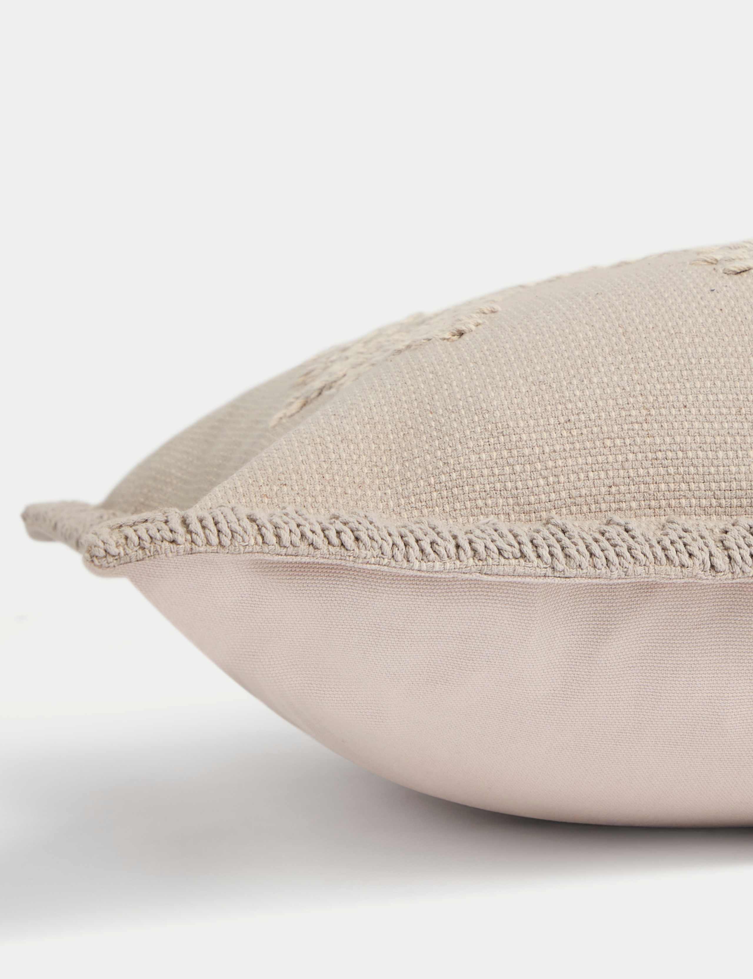 Pure Cotton Woven Bolster Cushion 2 of 5