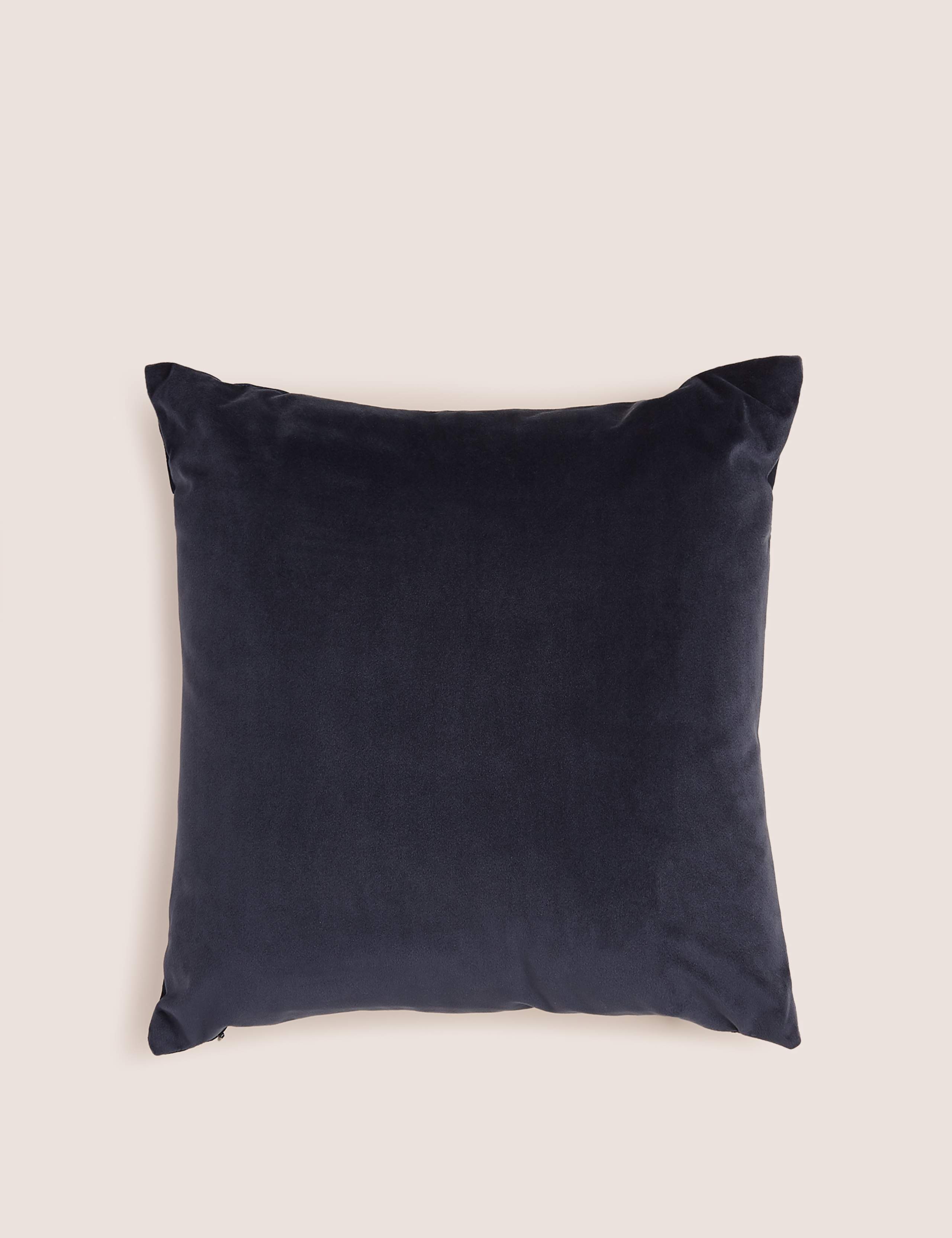 Velvet Polar Bear Small Christmas Cushion 2 of 5