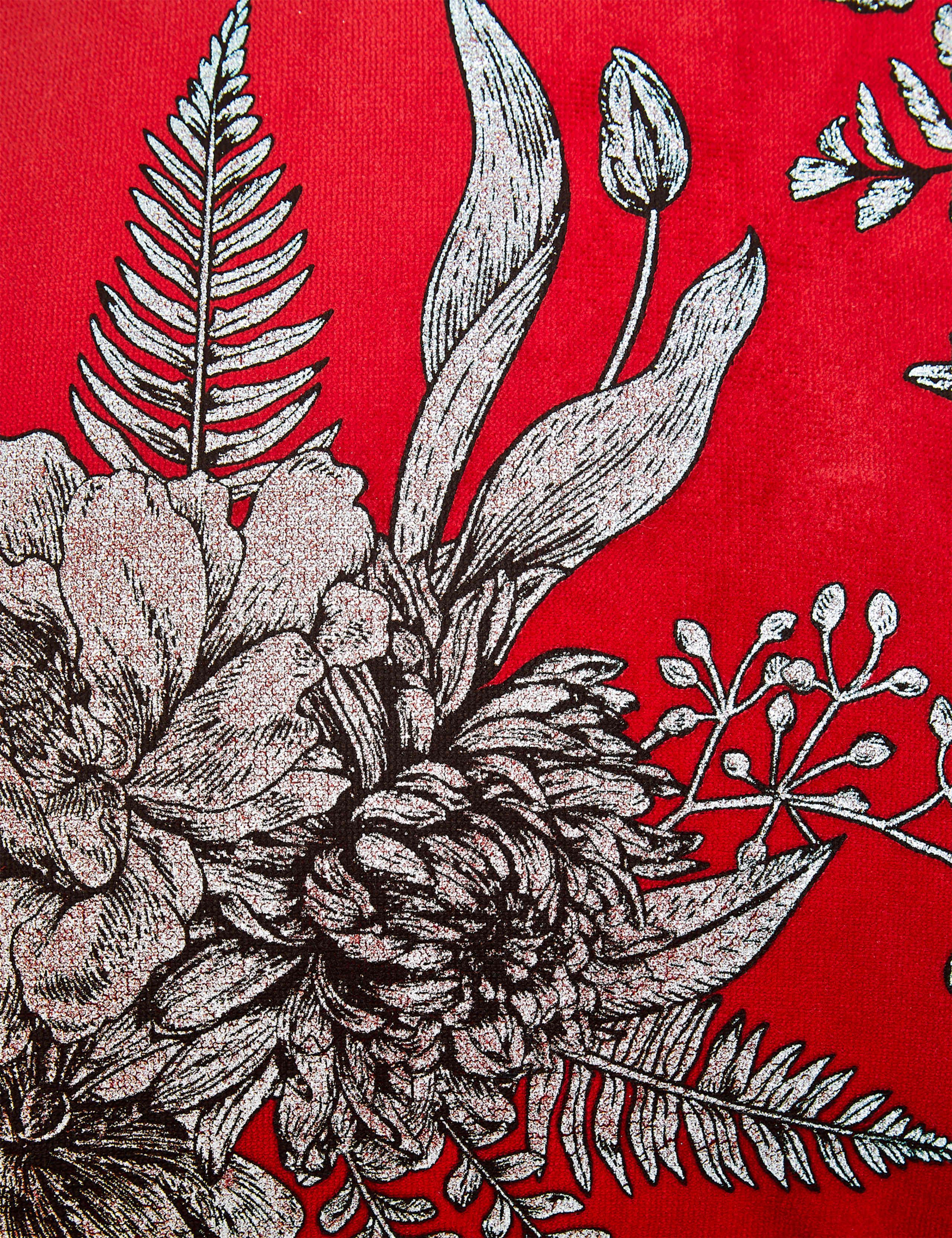 Christmas Robin Foil Cushion 3 of 5