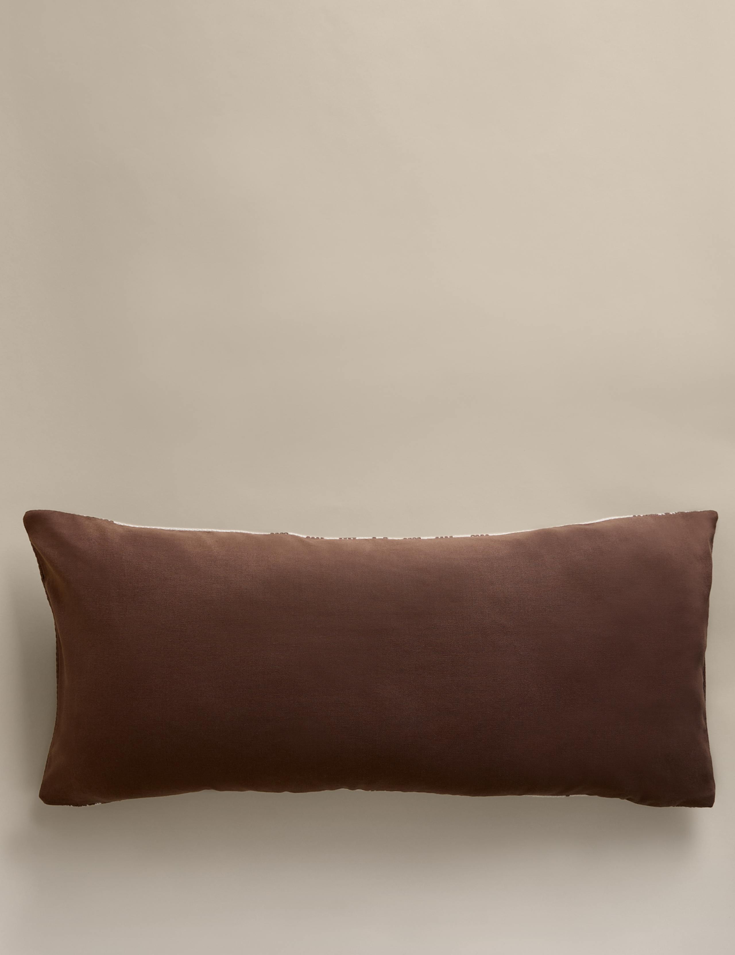 Pure Cotton Abstract Embroidered Cushion 3 of 4