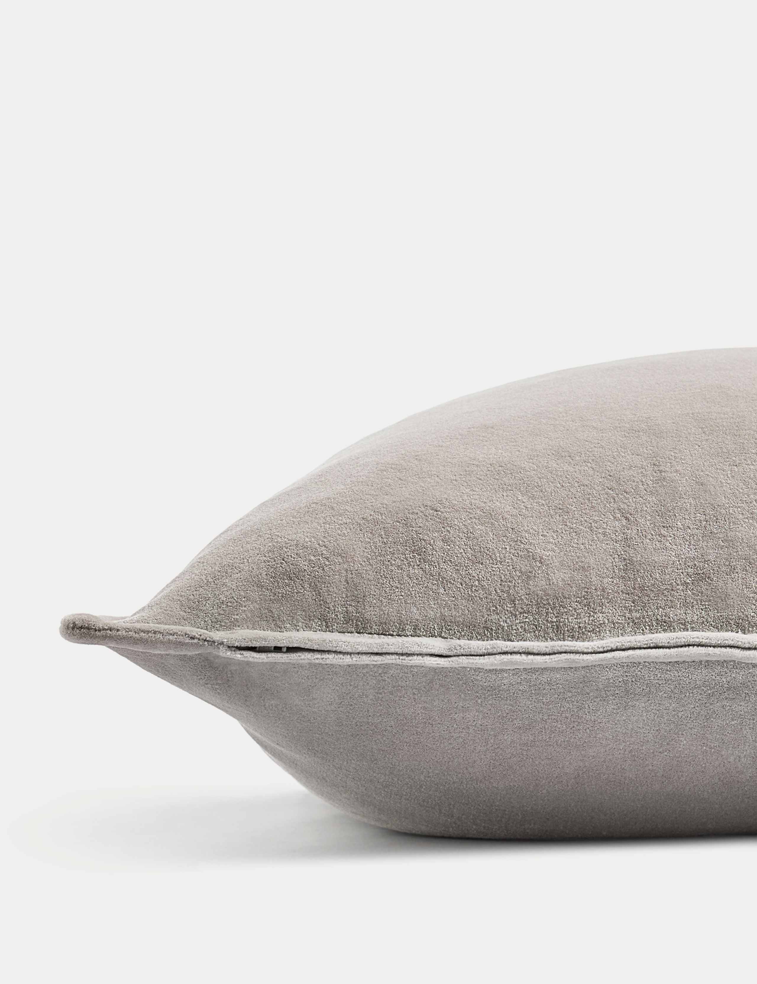 Pure Cotton Velvet Large Cushion 2 of 3