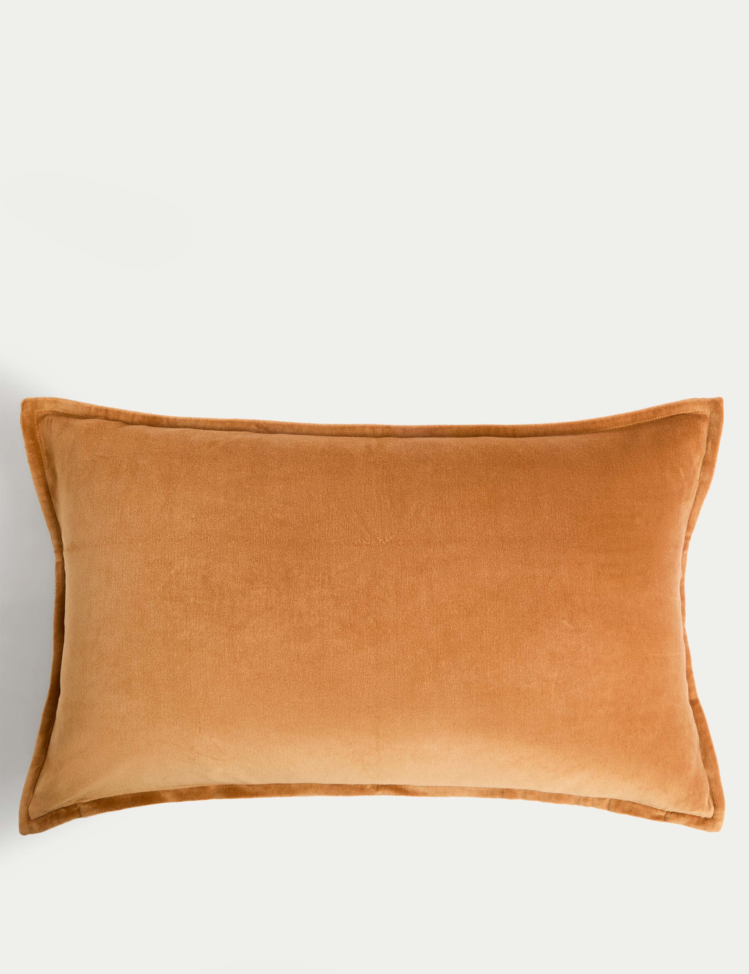 Pure Cotton Velvet Bolster Cushion 1 of 3