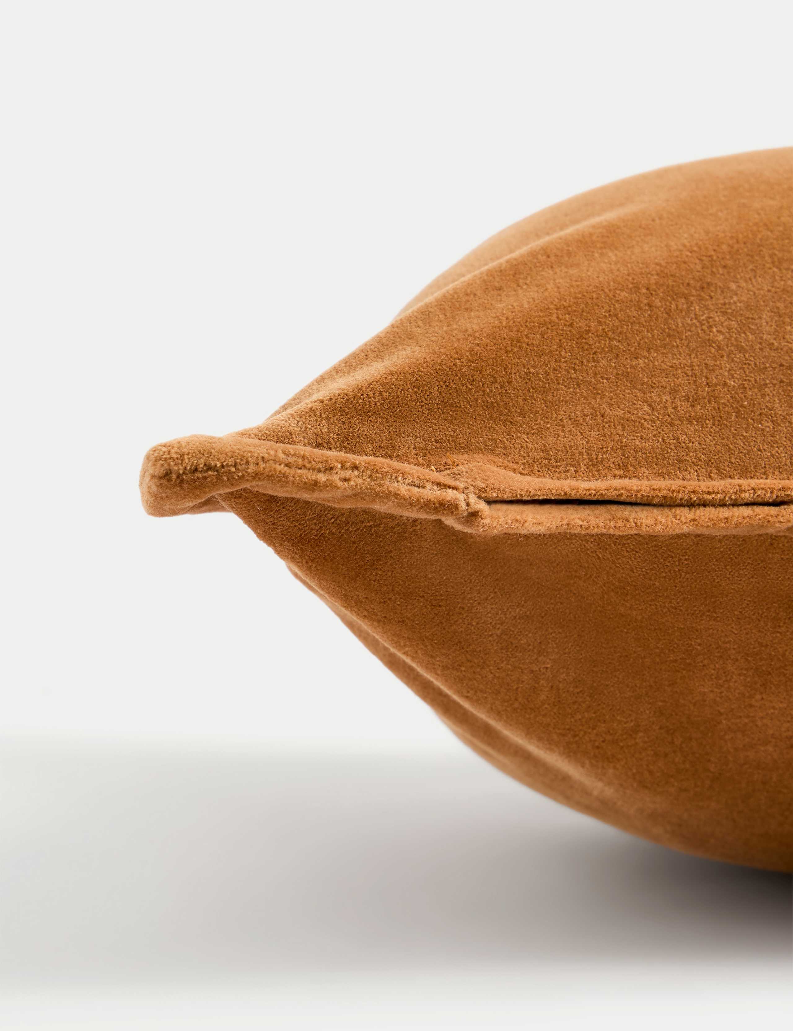 Pure Cotton Velvet Bolster Cushion 2 of 3