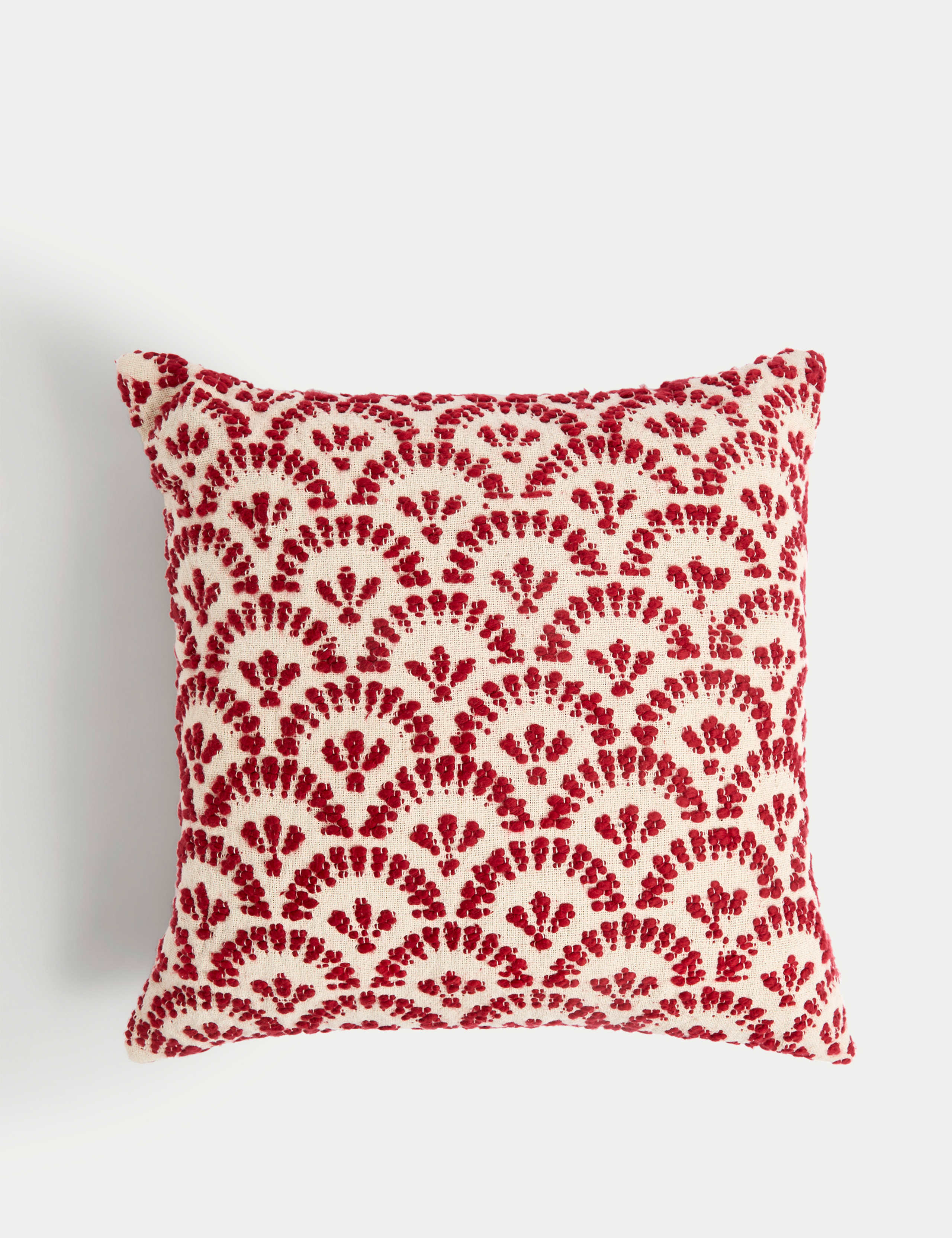 Pure Cotton Fan Jacquard Cushion 1 of 3