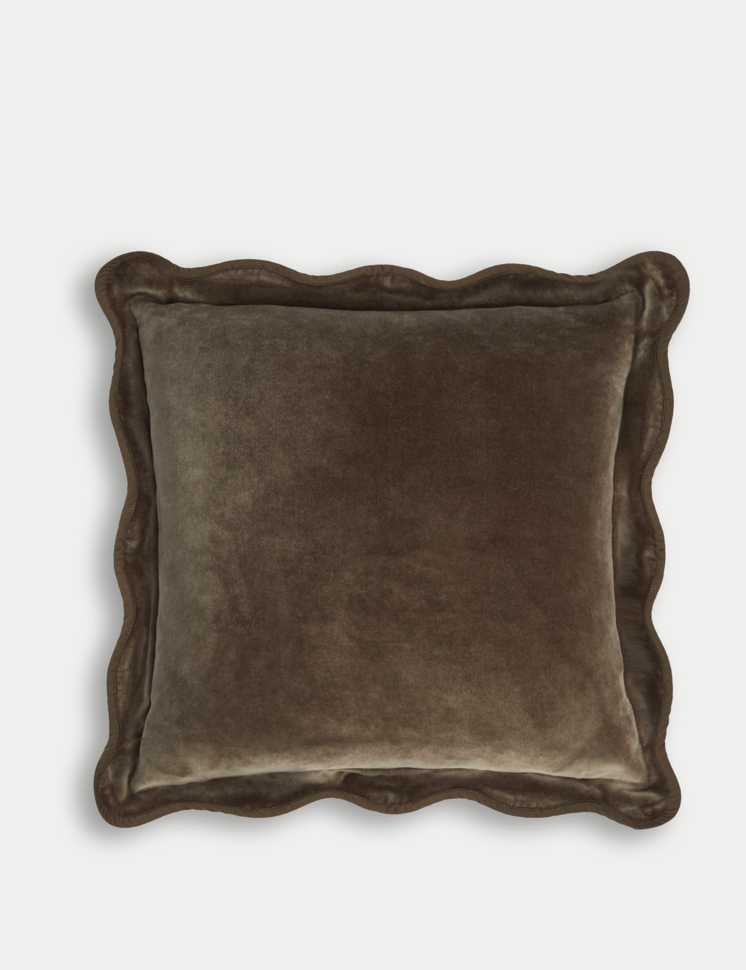Velvet Scallop Cushion 1 of 4