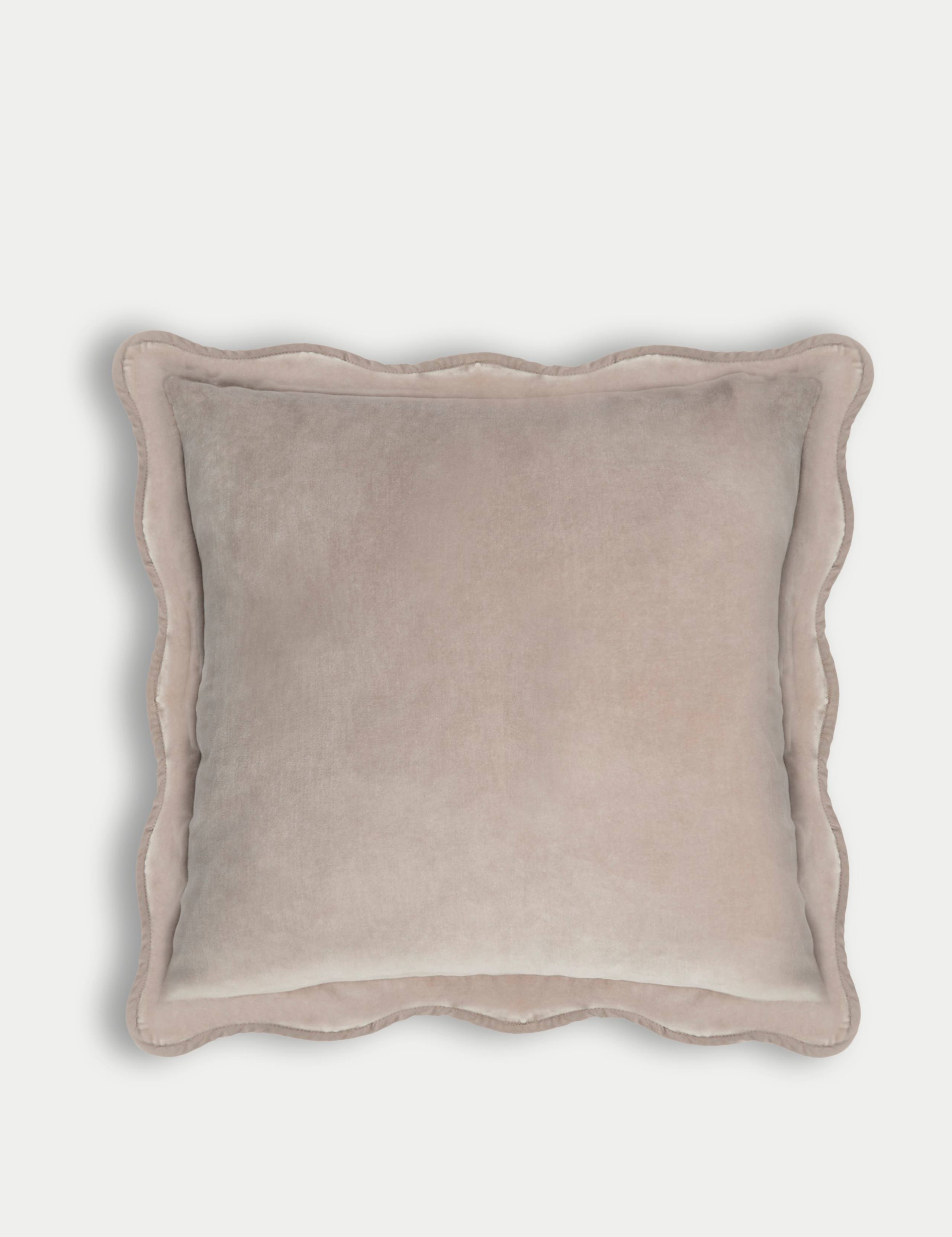 Velvet Scallop Cushion 1 of 3