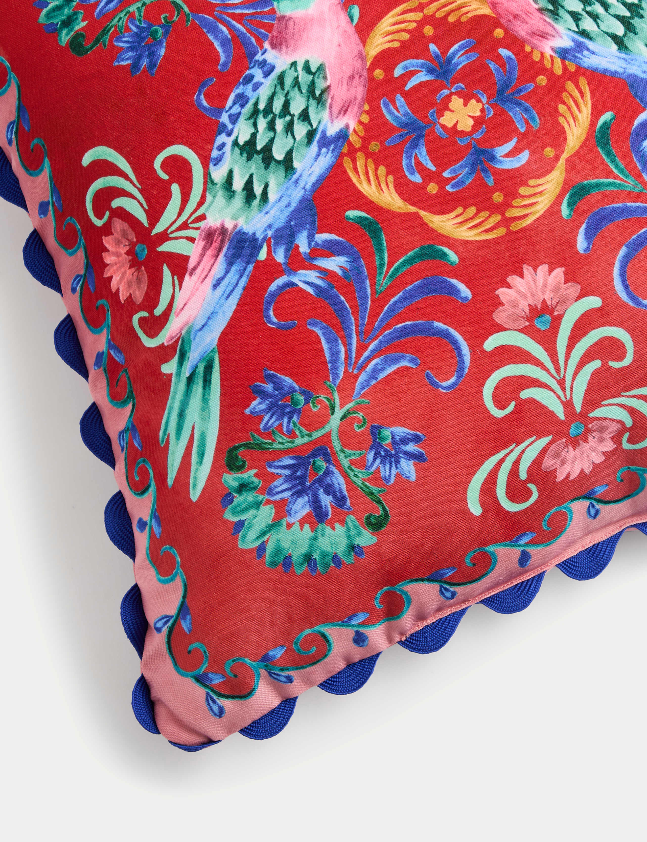 Set of 2 Bird Print Outdoor Cushions 3 of 5