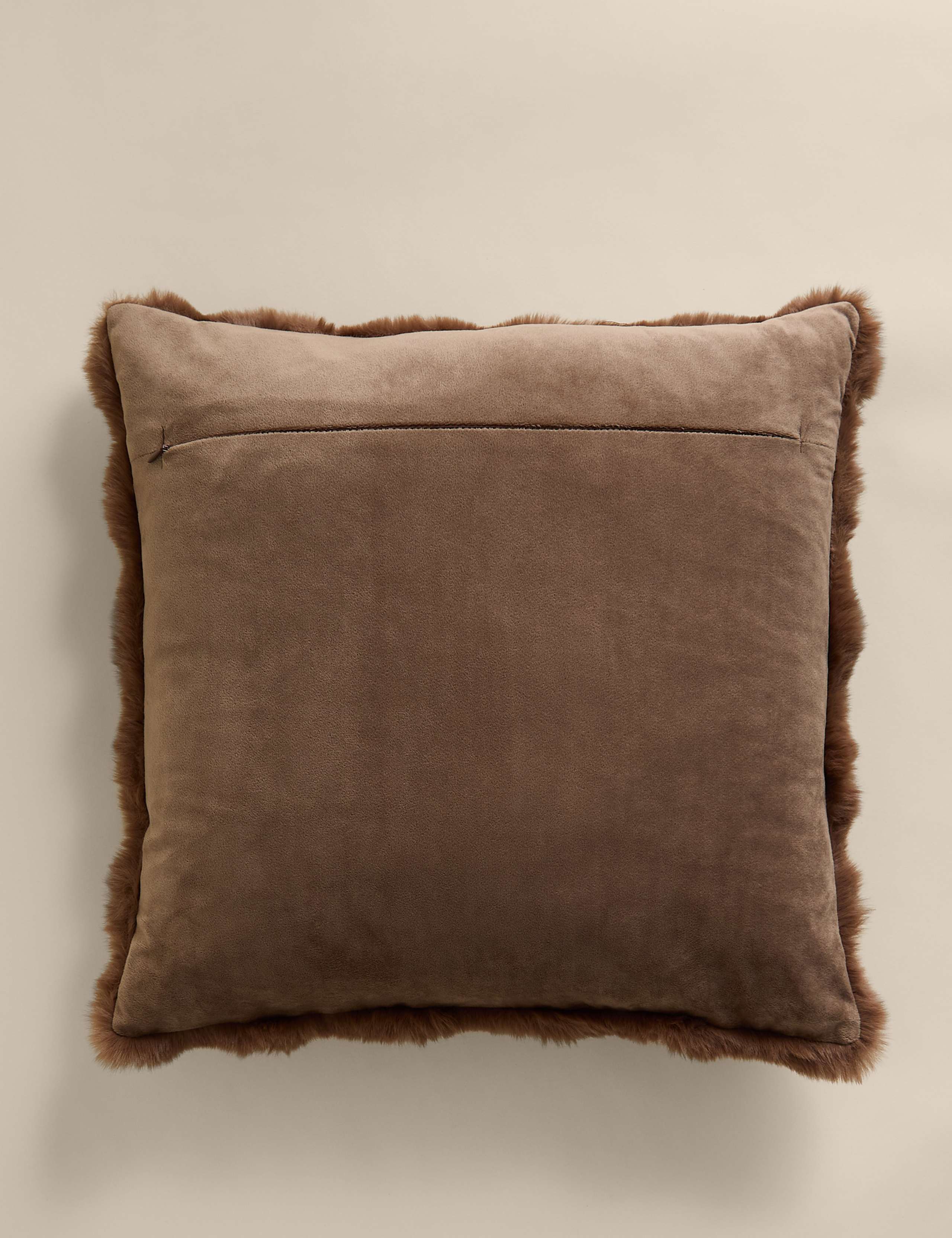 Faux Fur Bubble Cushion 3 of 4
