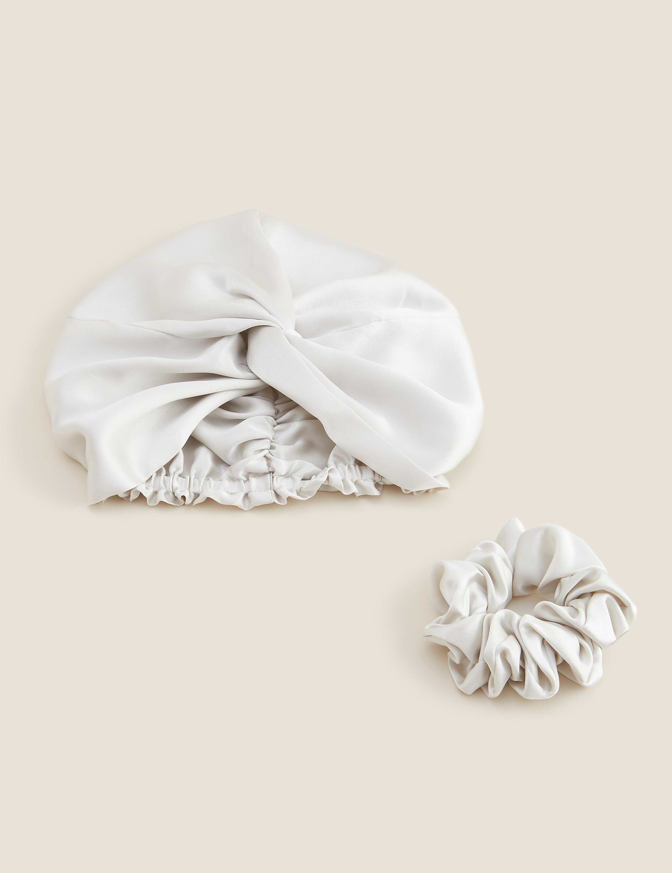 Pure Silk Wrap and Scrunchie Set 3 of 4