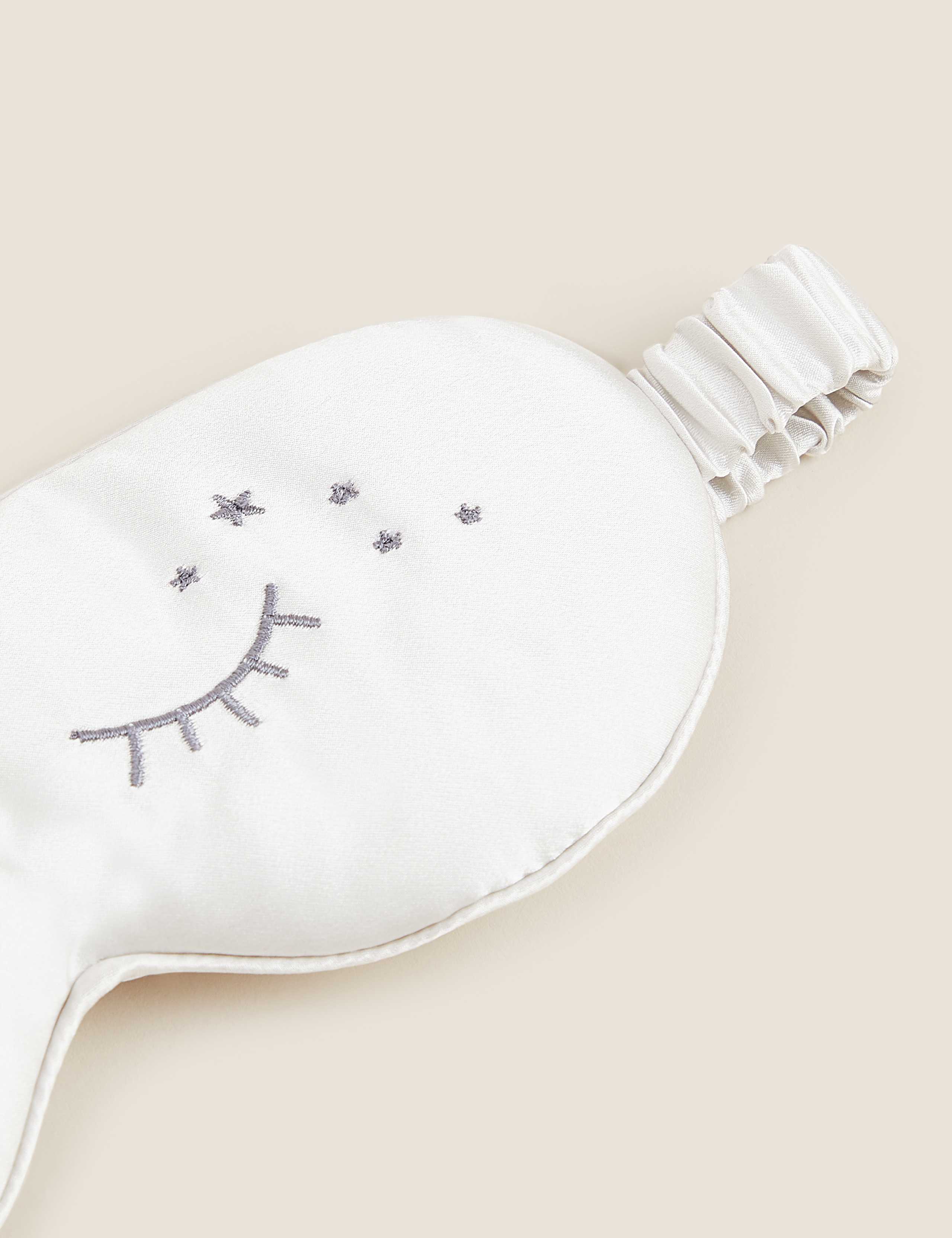 Silk Eyelash Embroidered Eye Mask 2 of 3