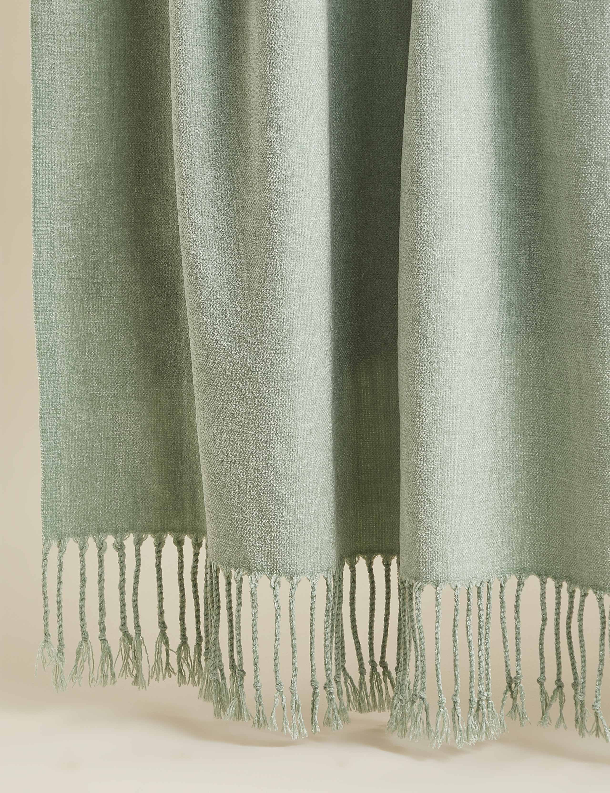Chenille Plain Throw 2 of 5