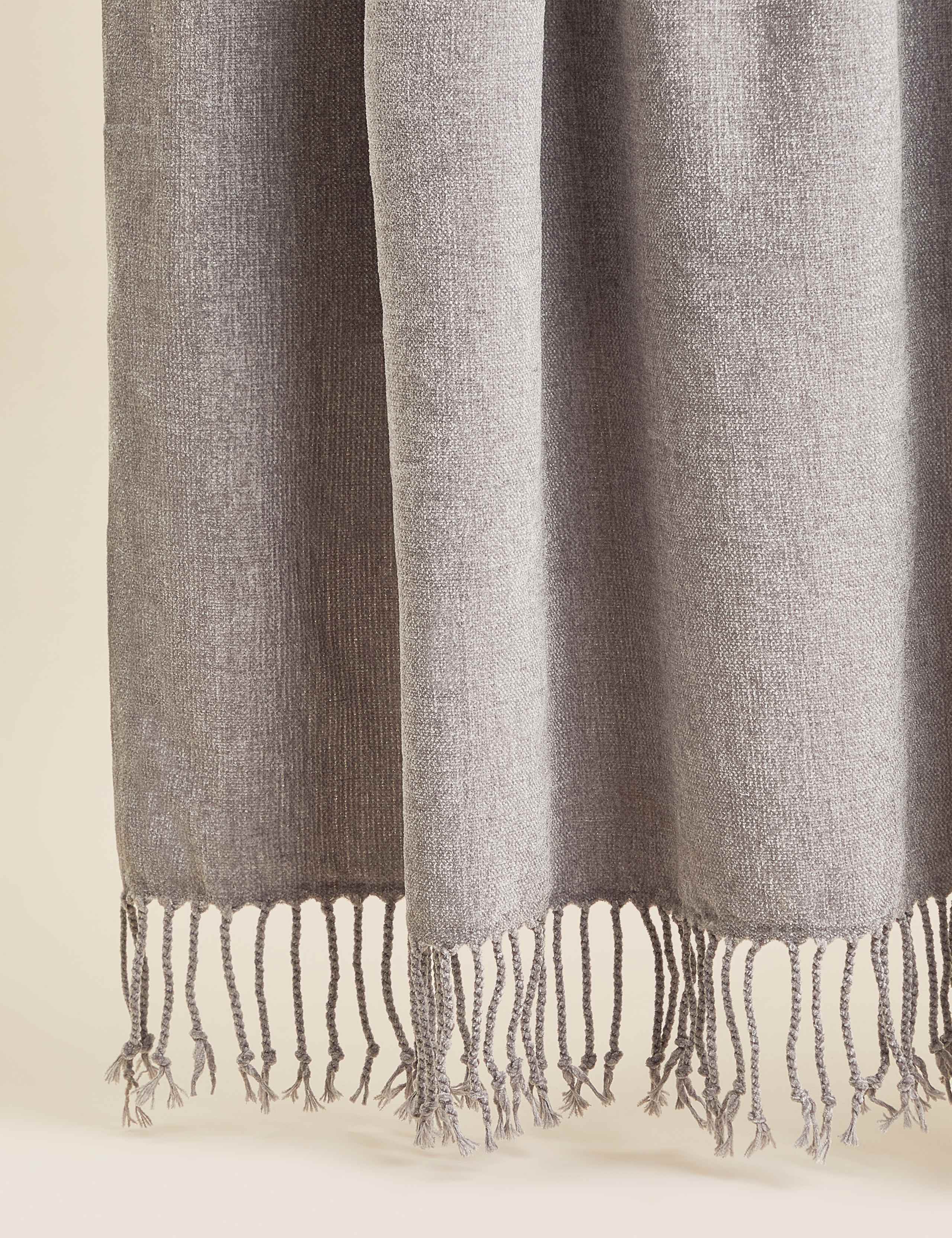 Chenille Plain Throw 2 of 5