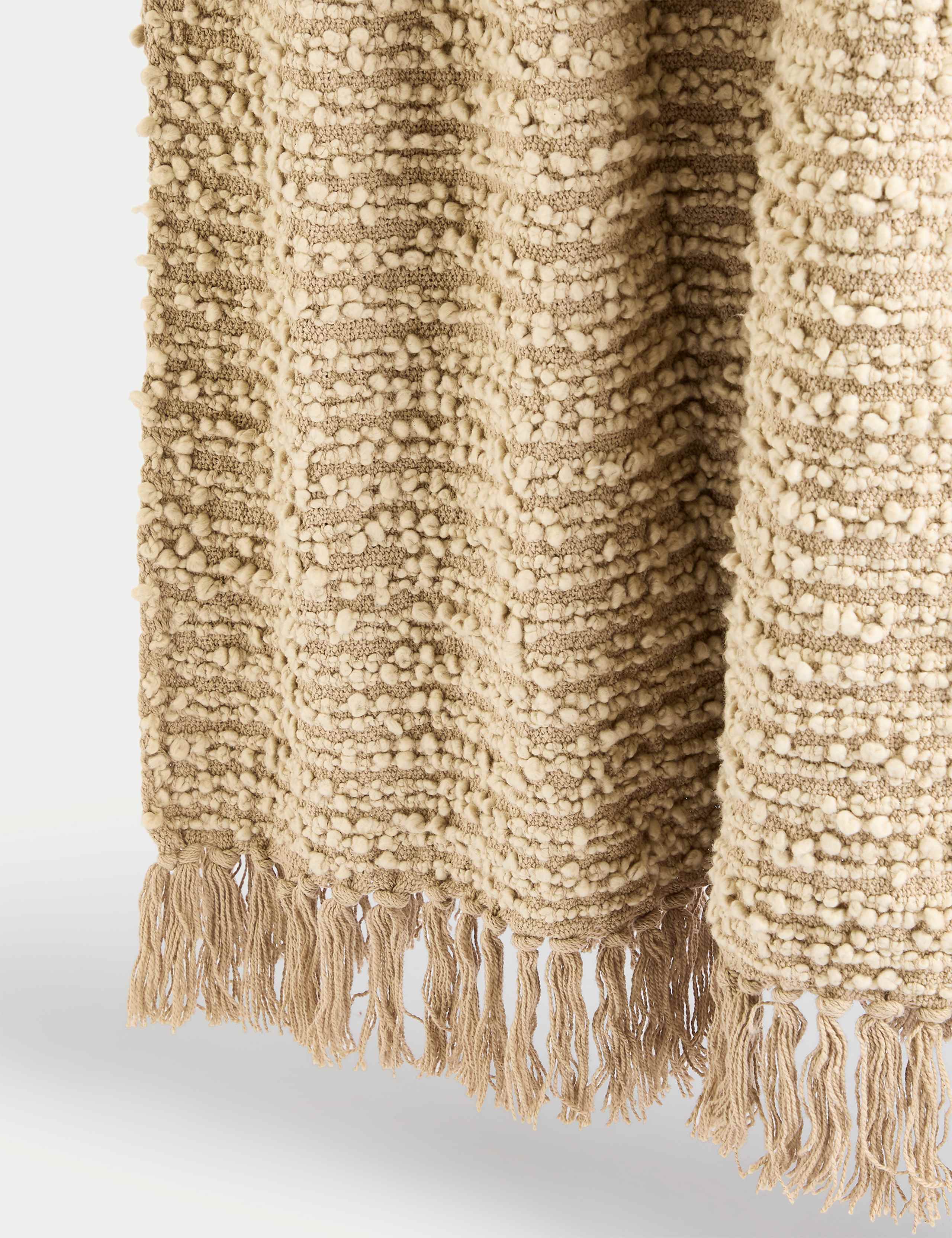 Pure Cotton Bouclé Throw 2 of 4