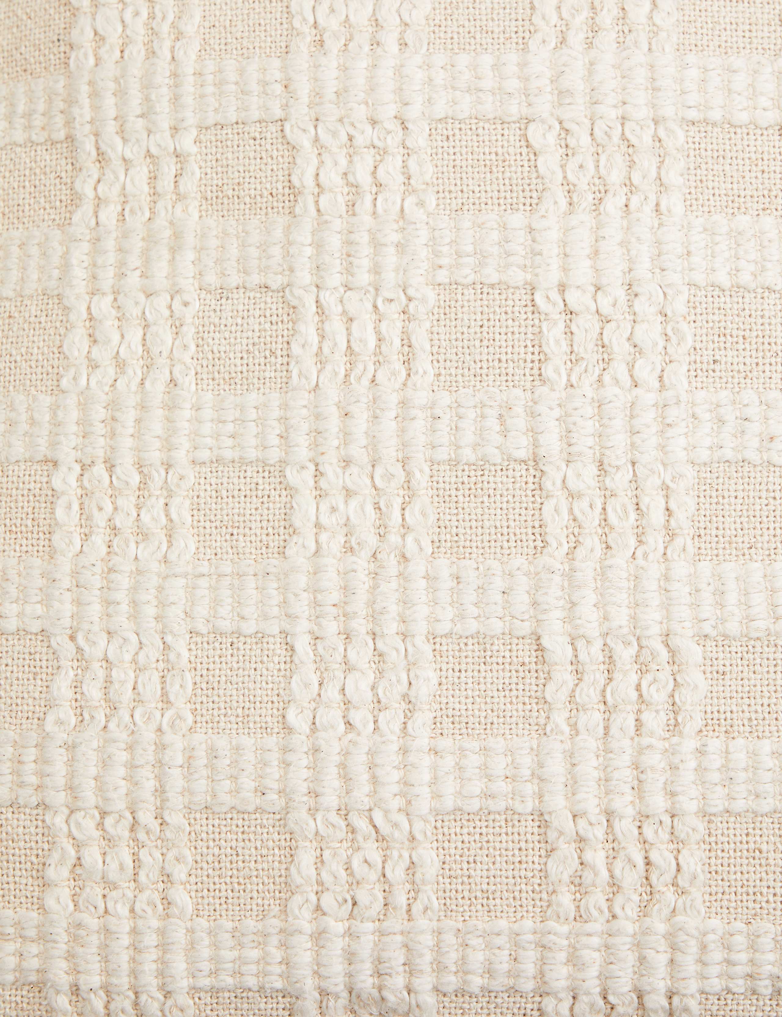 Pure Cotton Checked Cushion 5 of 8