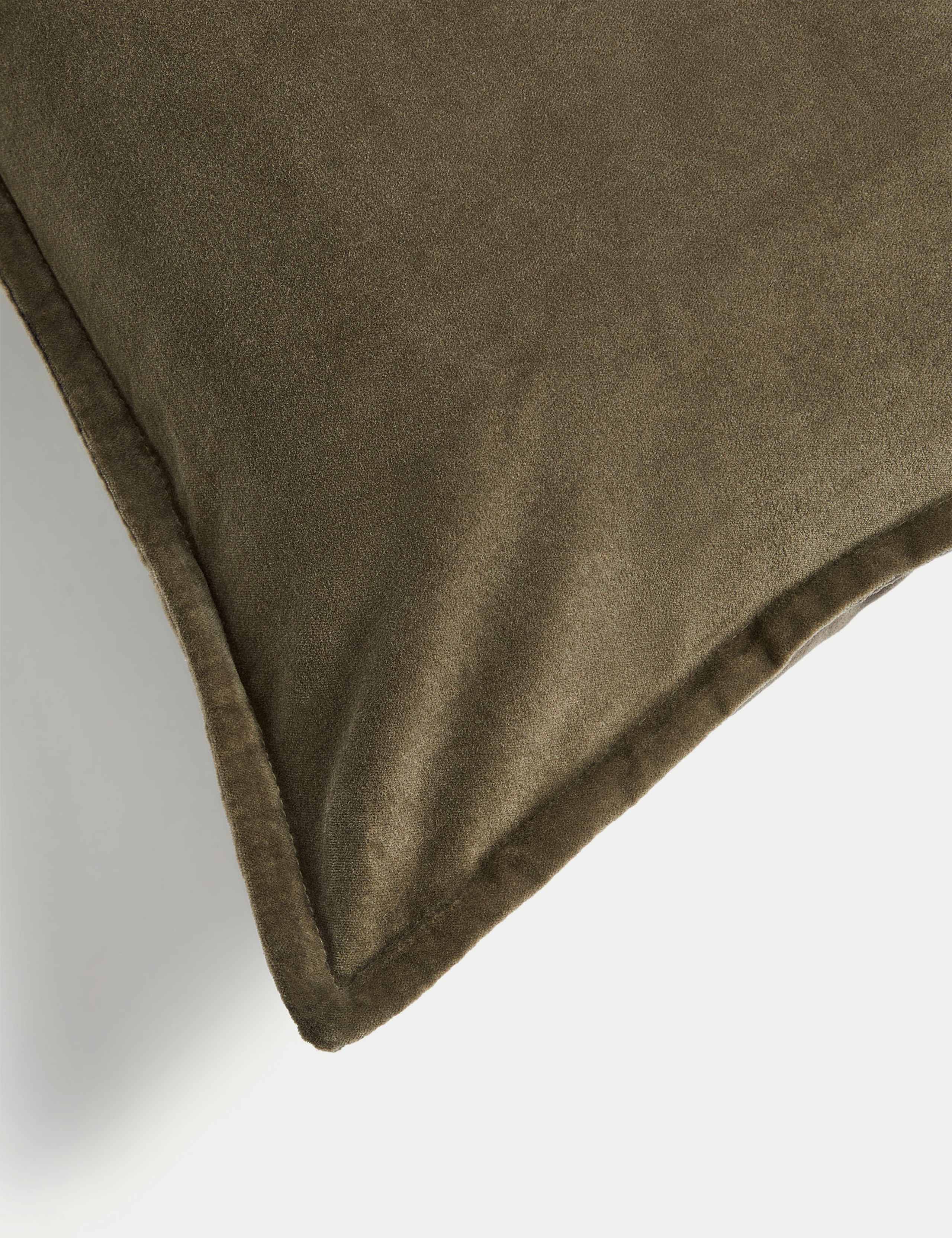 Pure Cotton Velvet Cushion 3 of 3
