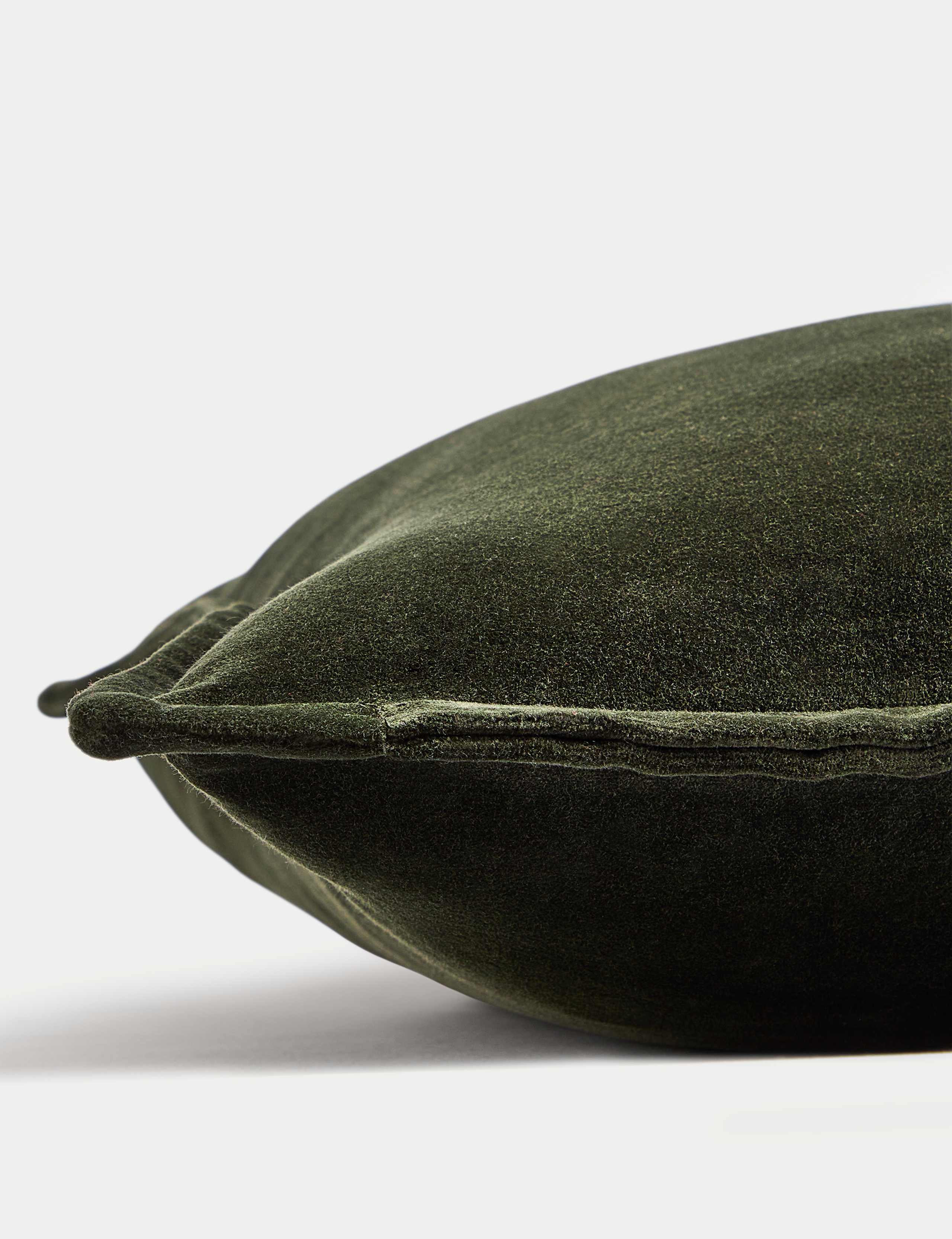 Pure Cotton Velvet Cushion 2 of 3