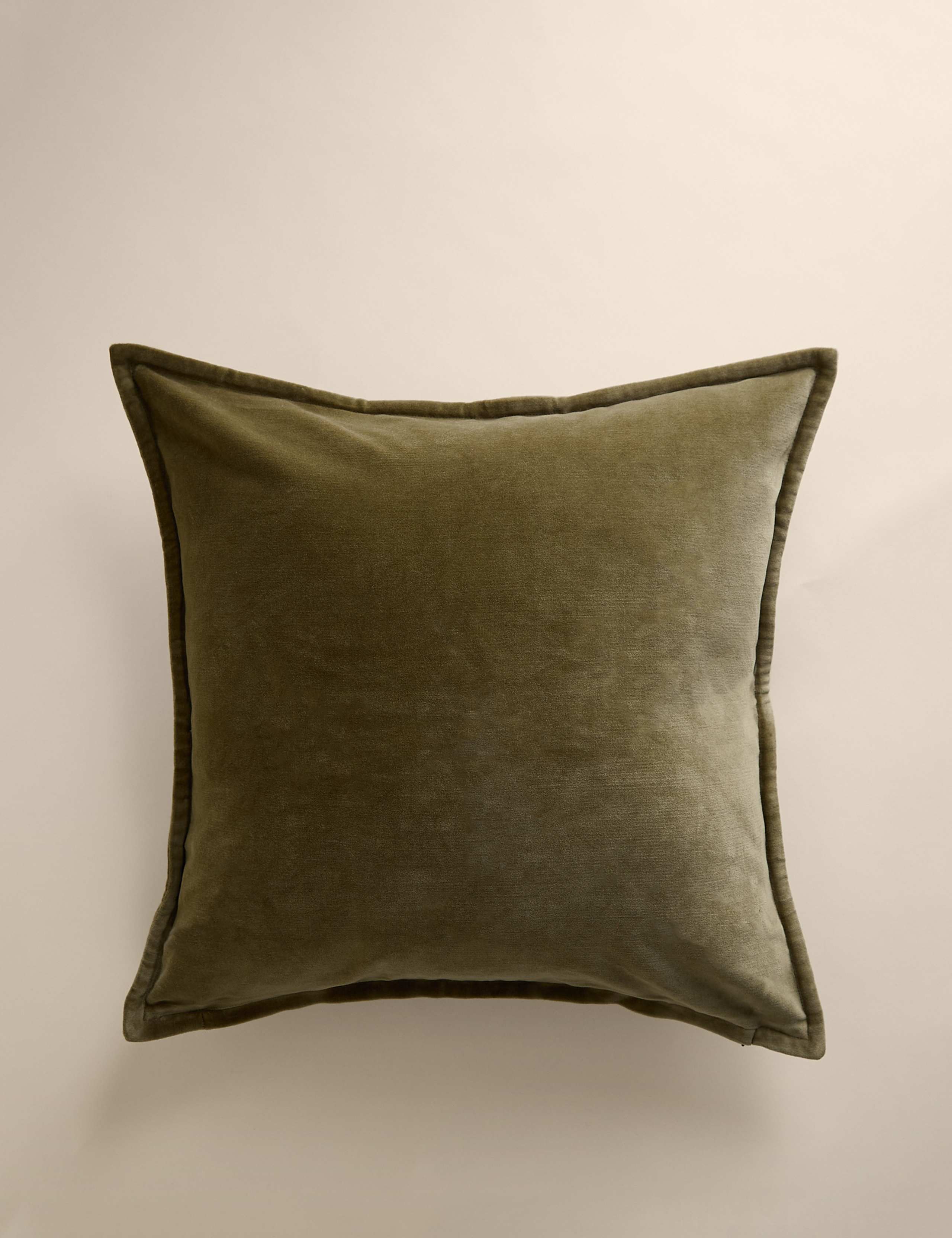 Pure Cotton Velvet Cushion 1 of 3