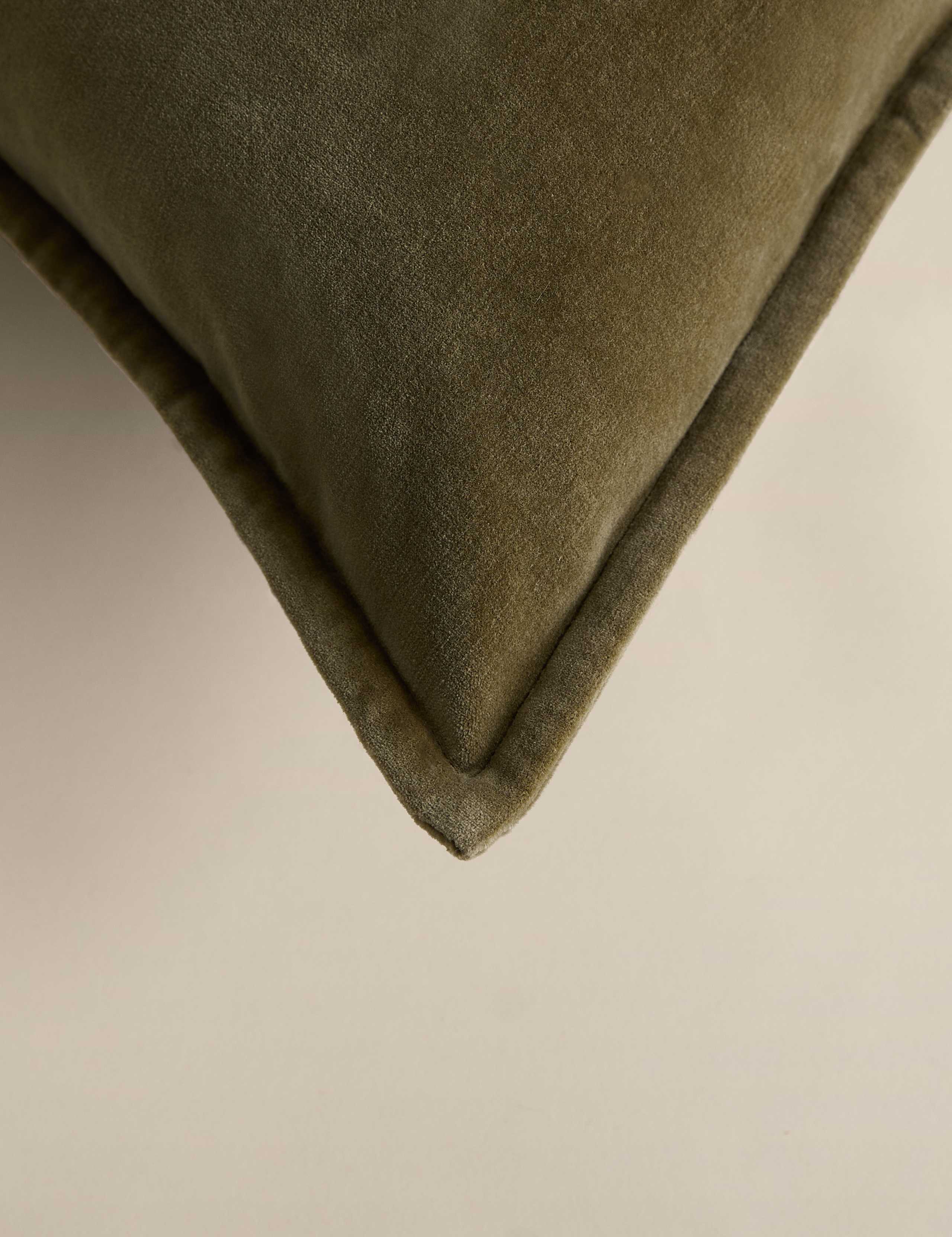 Pure Cotton Velvet Cushion 3 of 3