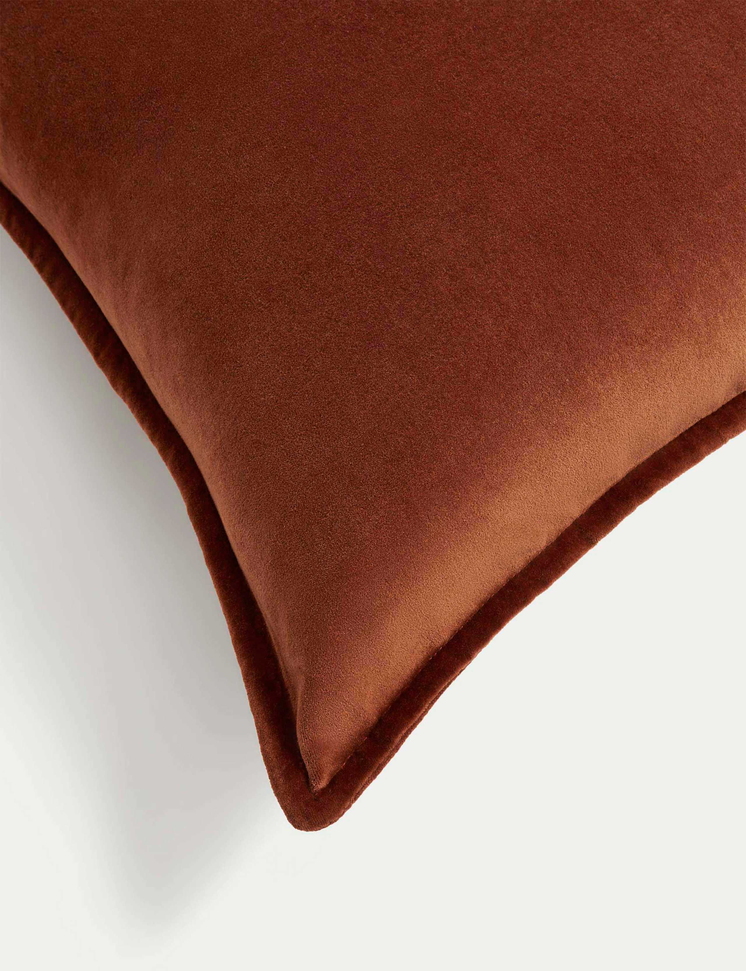 Pure Cotton Velvet Cushion 3 of 3