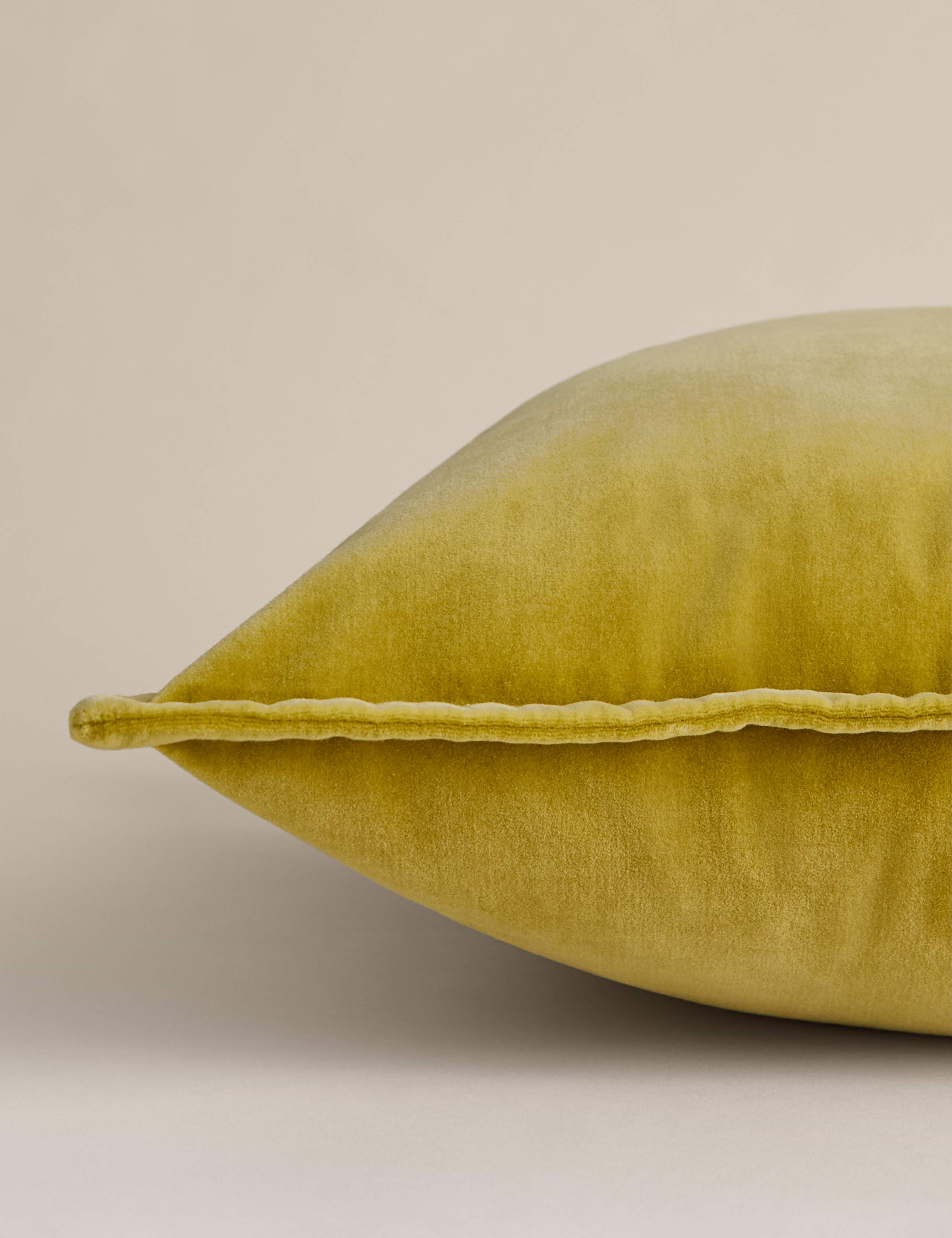 Pure Cotton Velvet Cushion 2 of 3