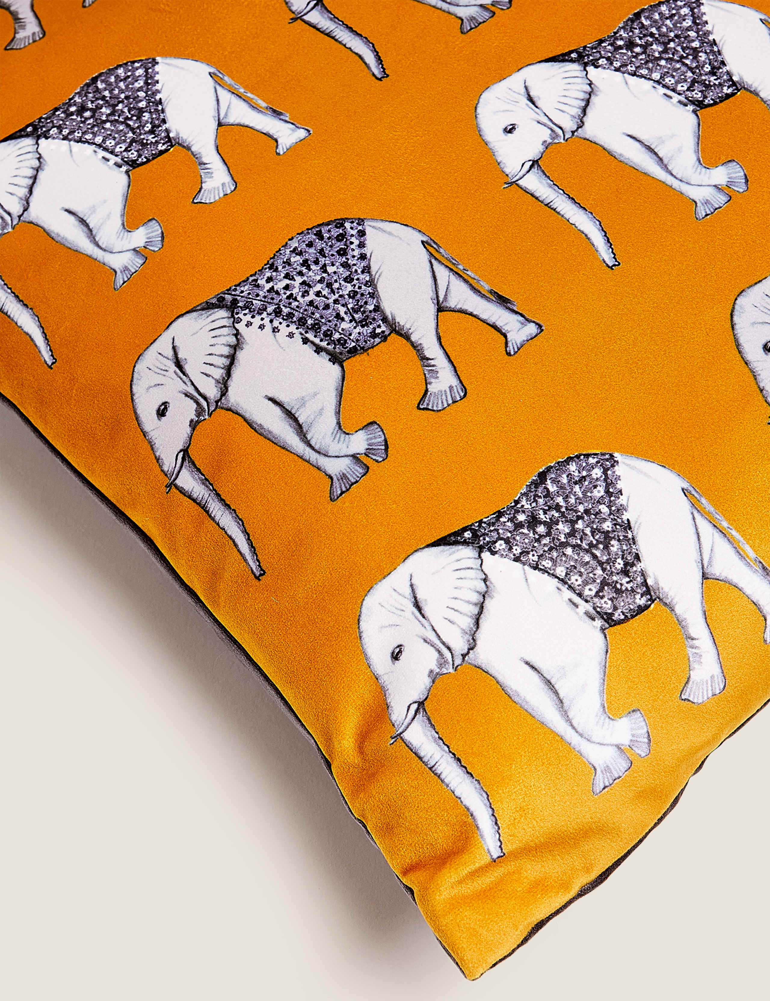 Velvet Elephant Cushion 5 of 6
