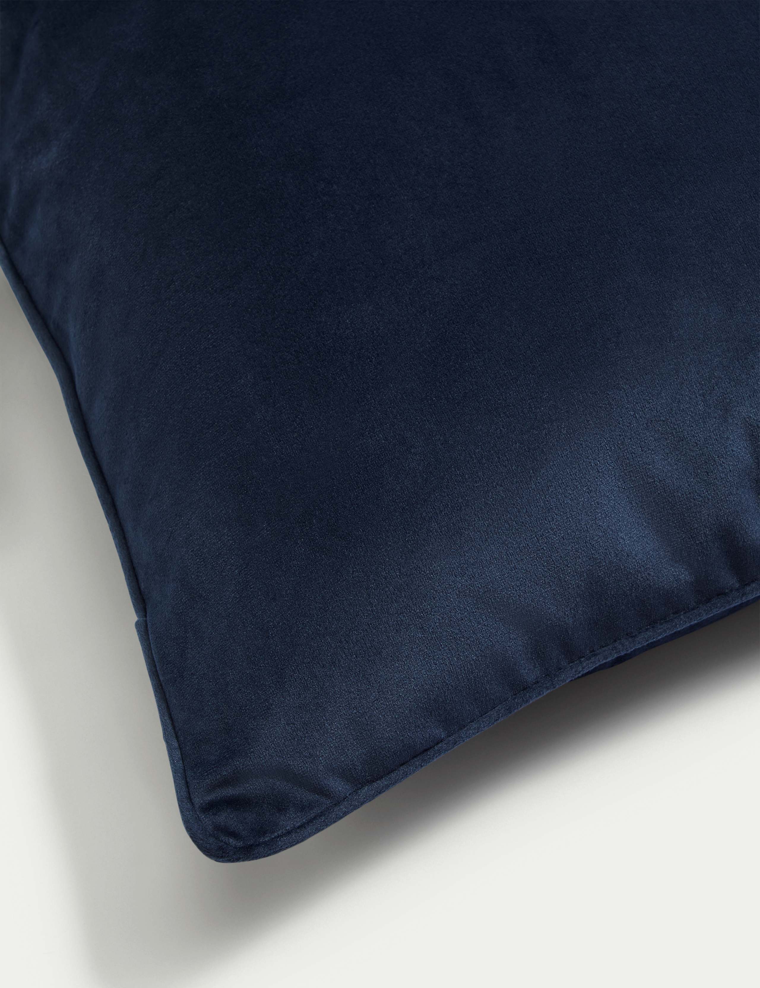 Velvet Piped Cushion 3 of 5