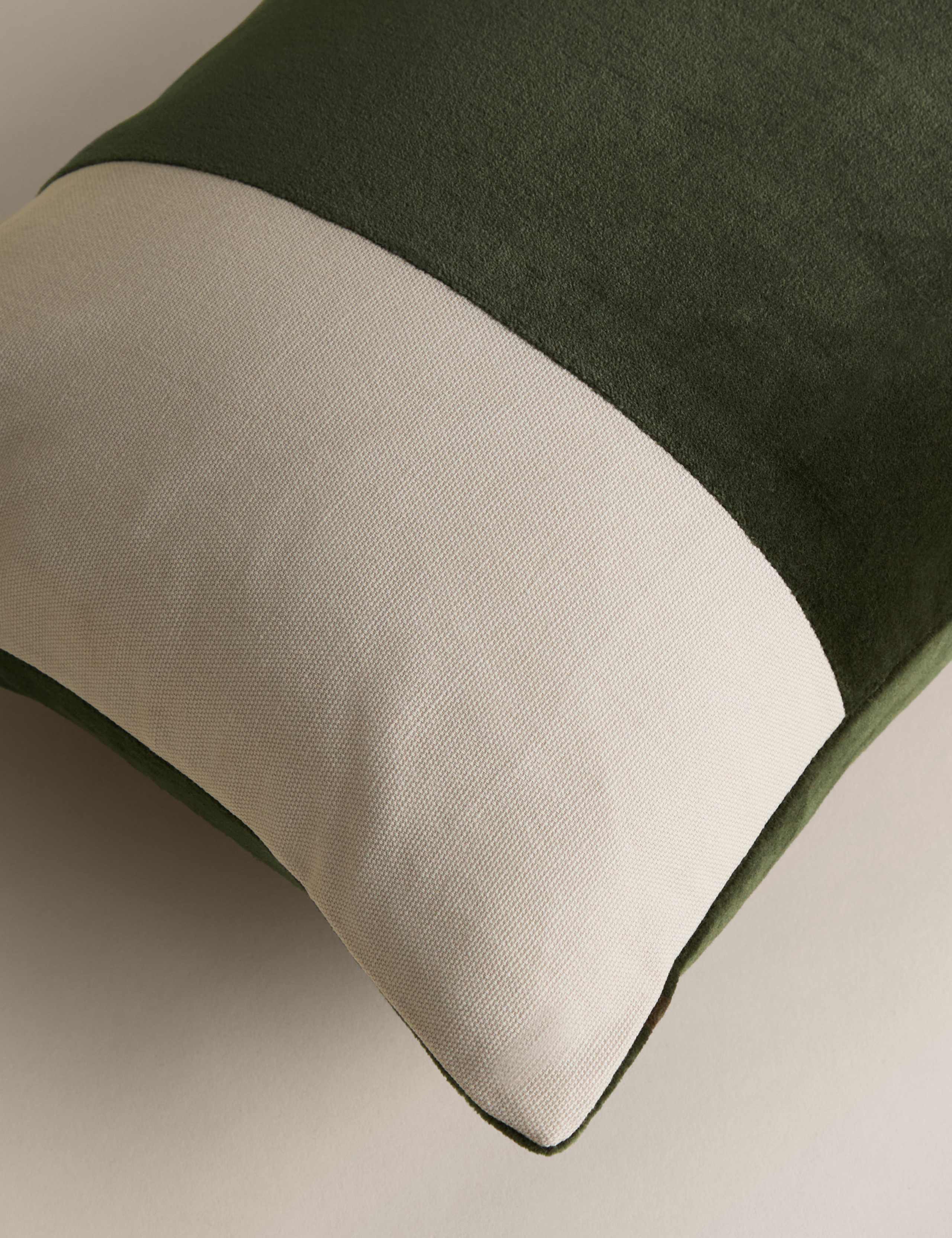 Velvet Panel Bolster Cushion 4 of 6