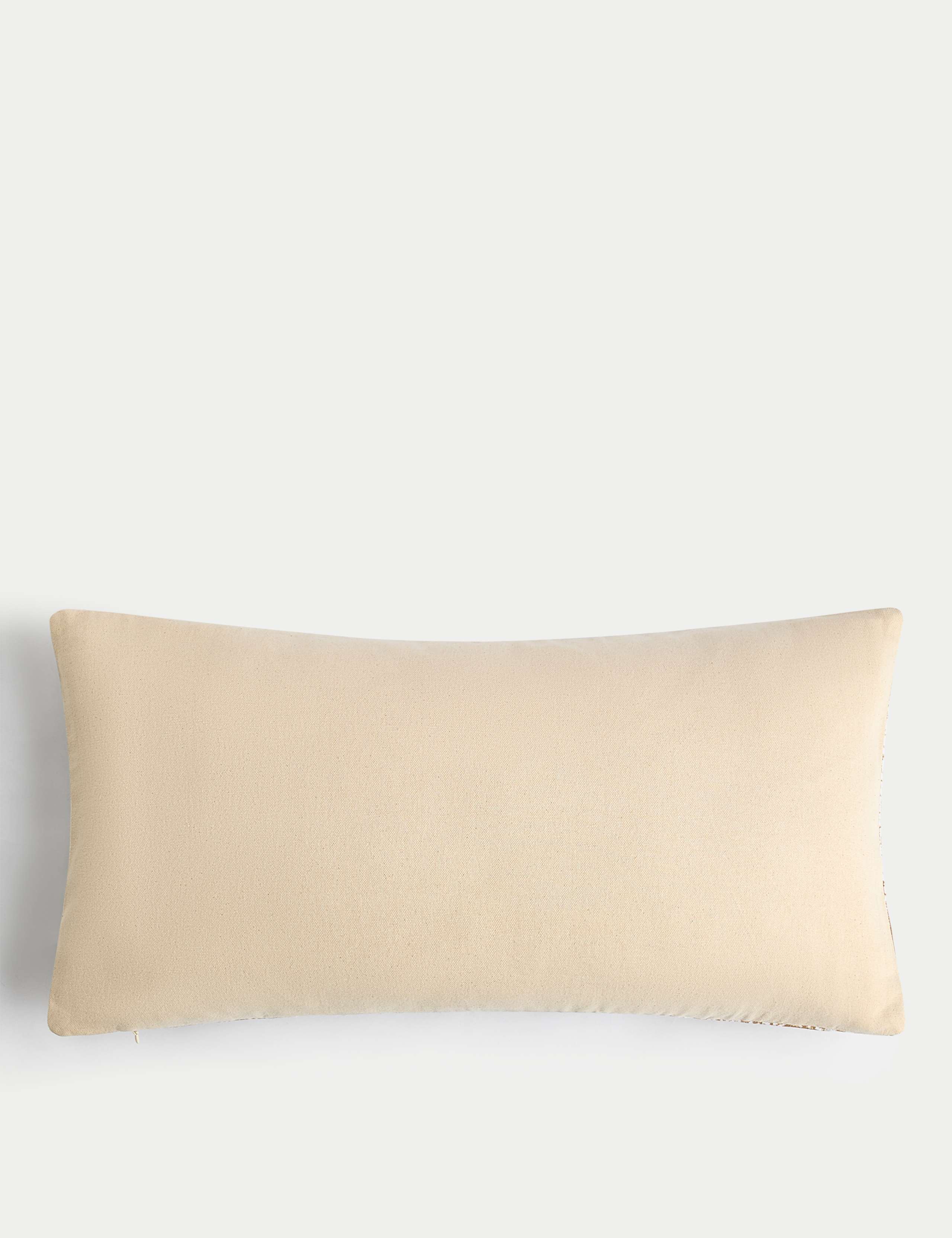 Pure Cotton Block Print Bolster Cushion 3 of 4