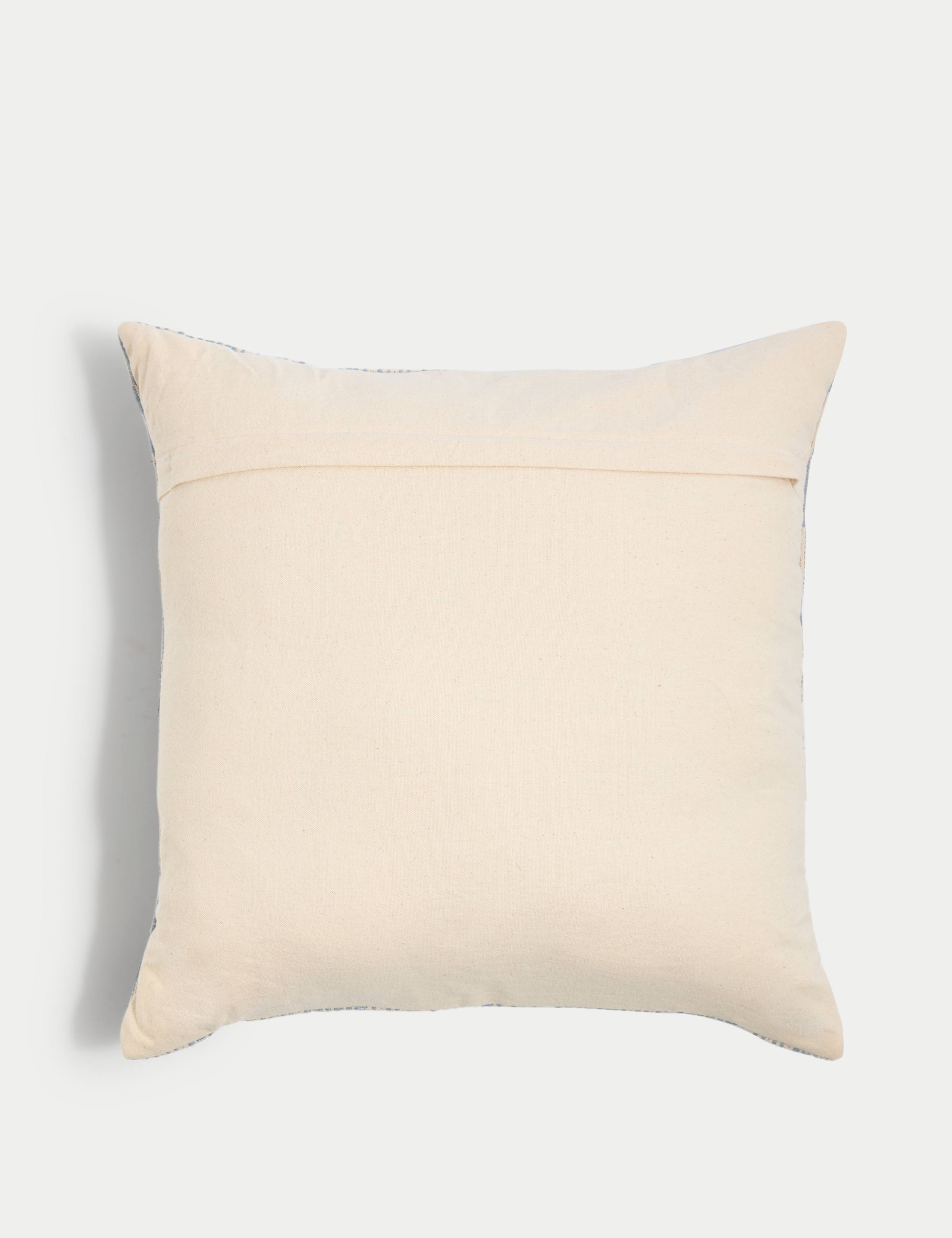 Cotton Blend Geometric Woven Cushion 3 of 4
