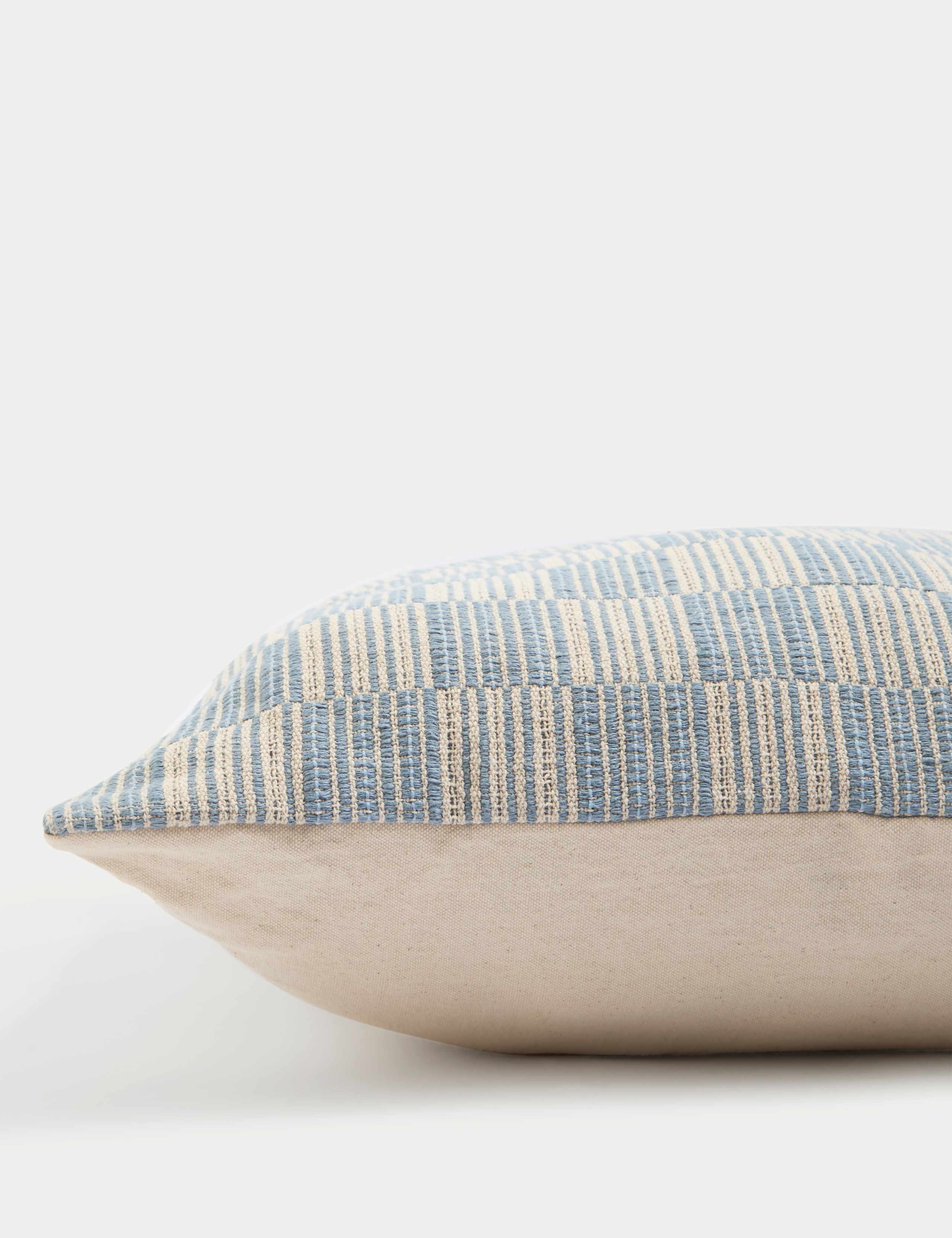 Cotton Blend Geometric Woven Cushion 2 of 4