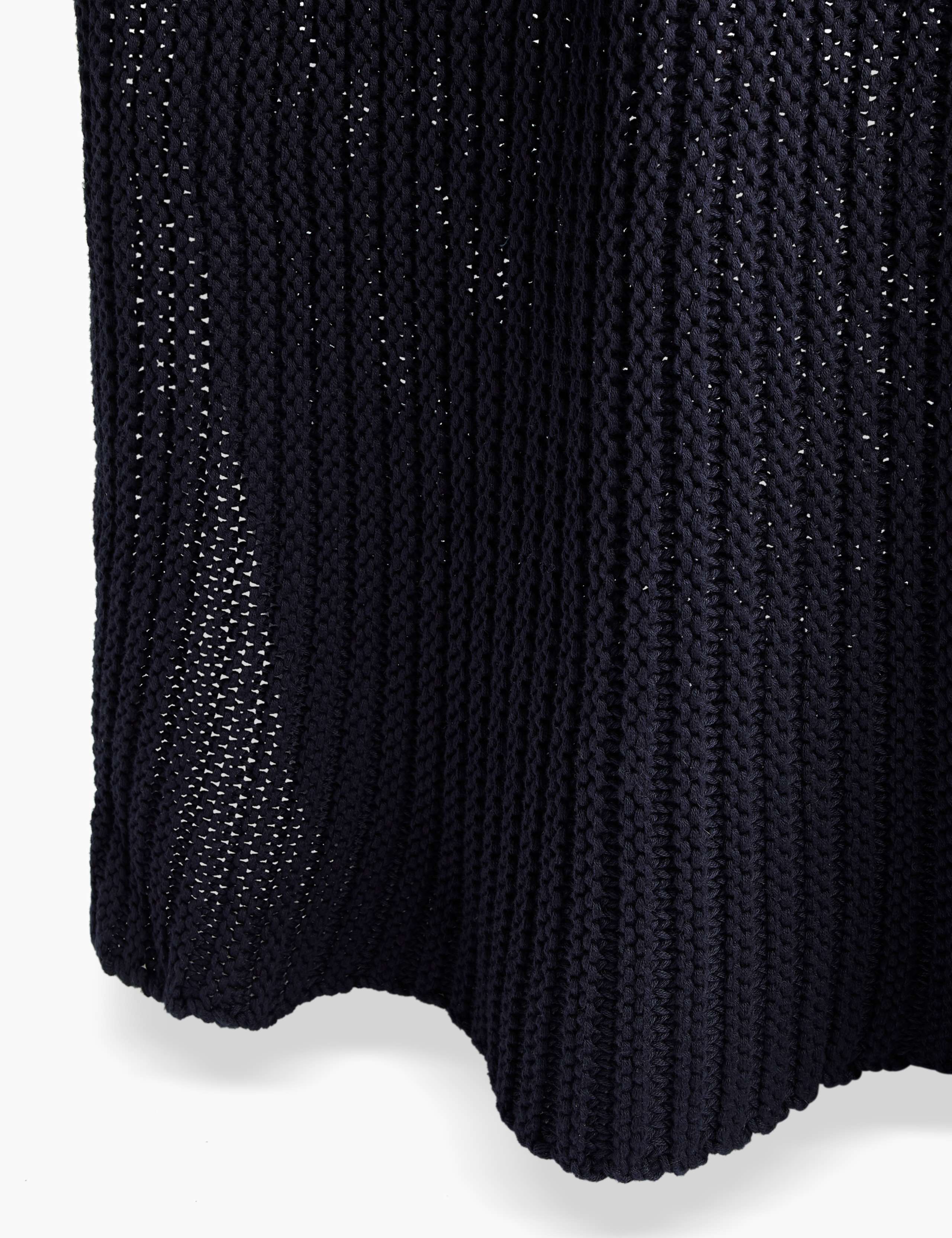 Pure Cotton Knitted Throw 2 of 5