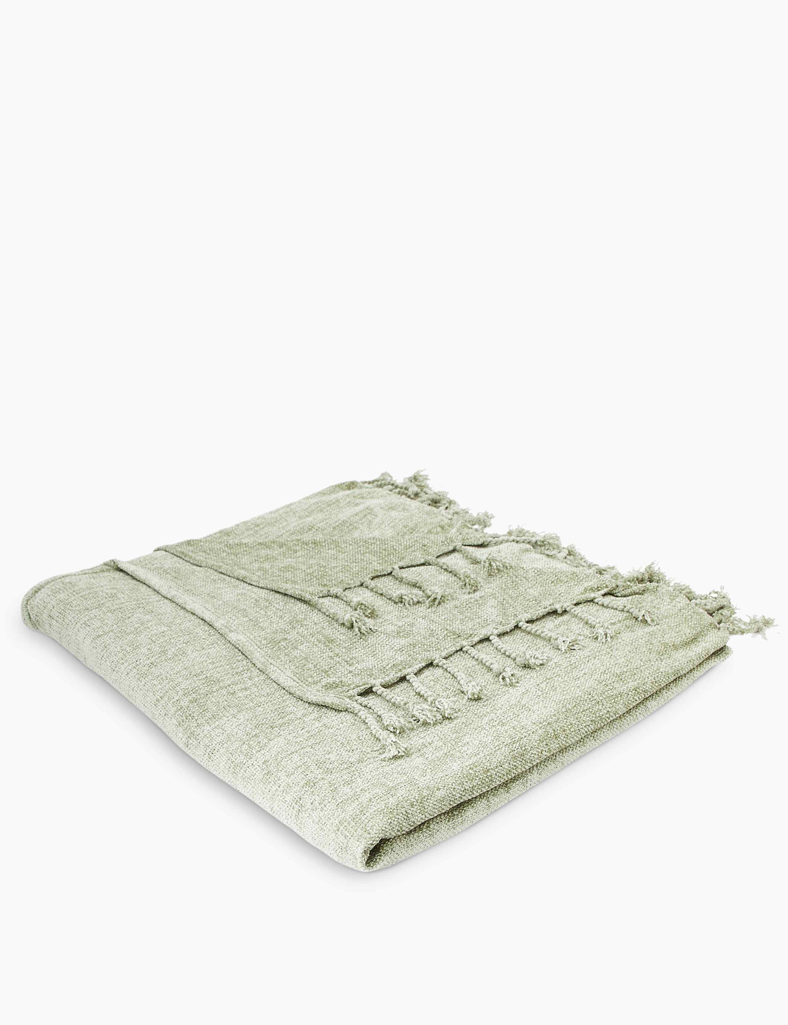 Lightweight Chenille Throw 1 of 3