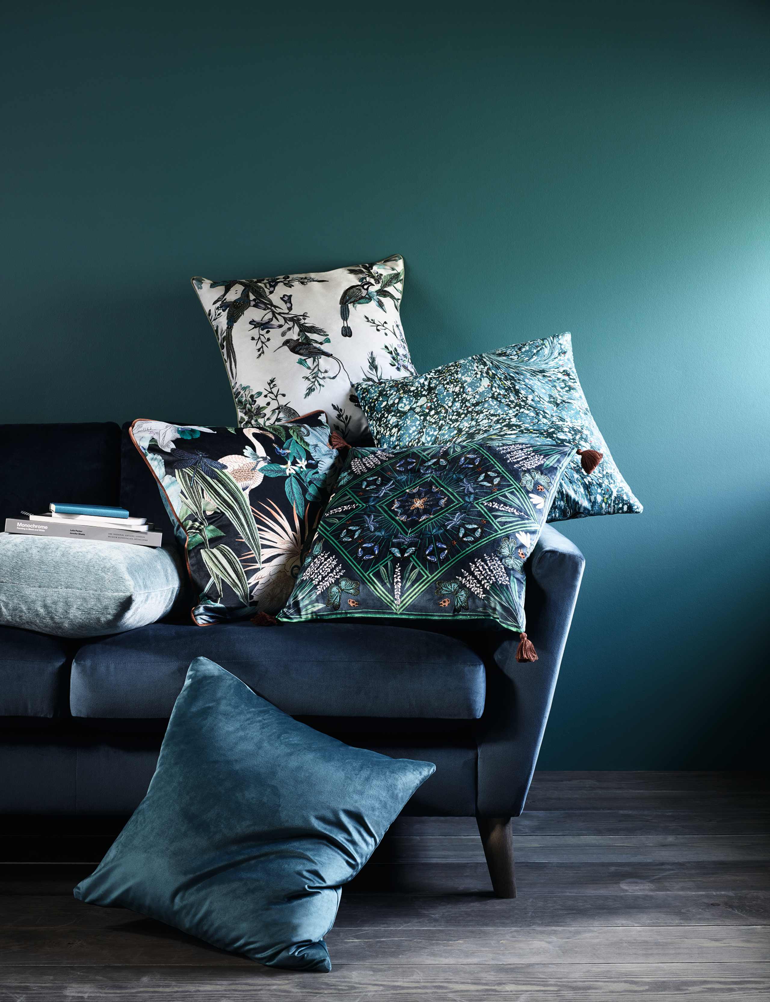 Martha Butterfly Embellished Cushion 5 of 5