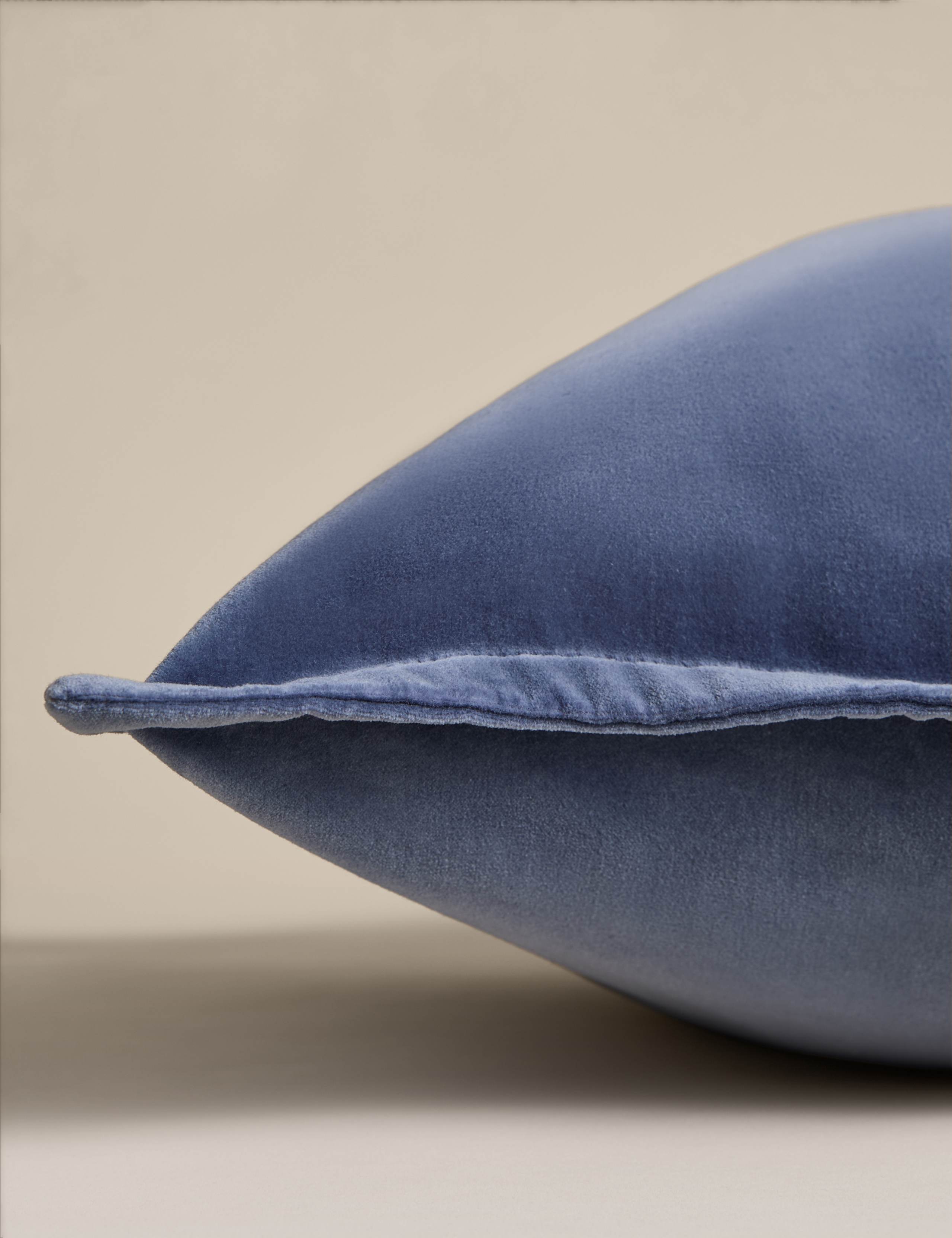 Pure Cotton Velvet Cushion 2 of 3