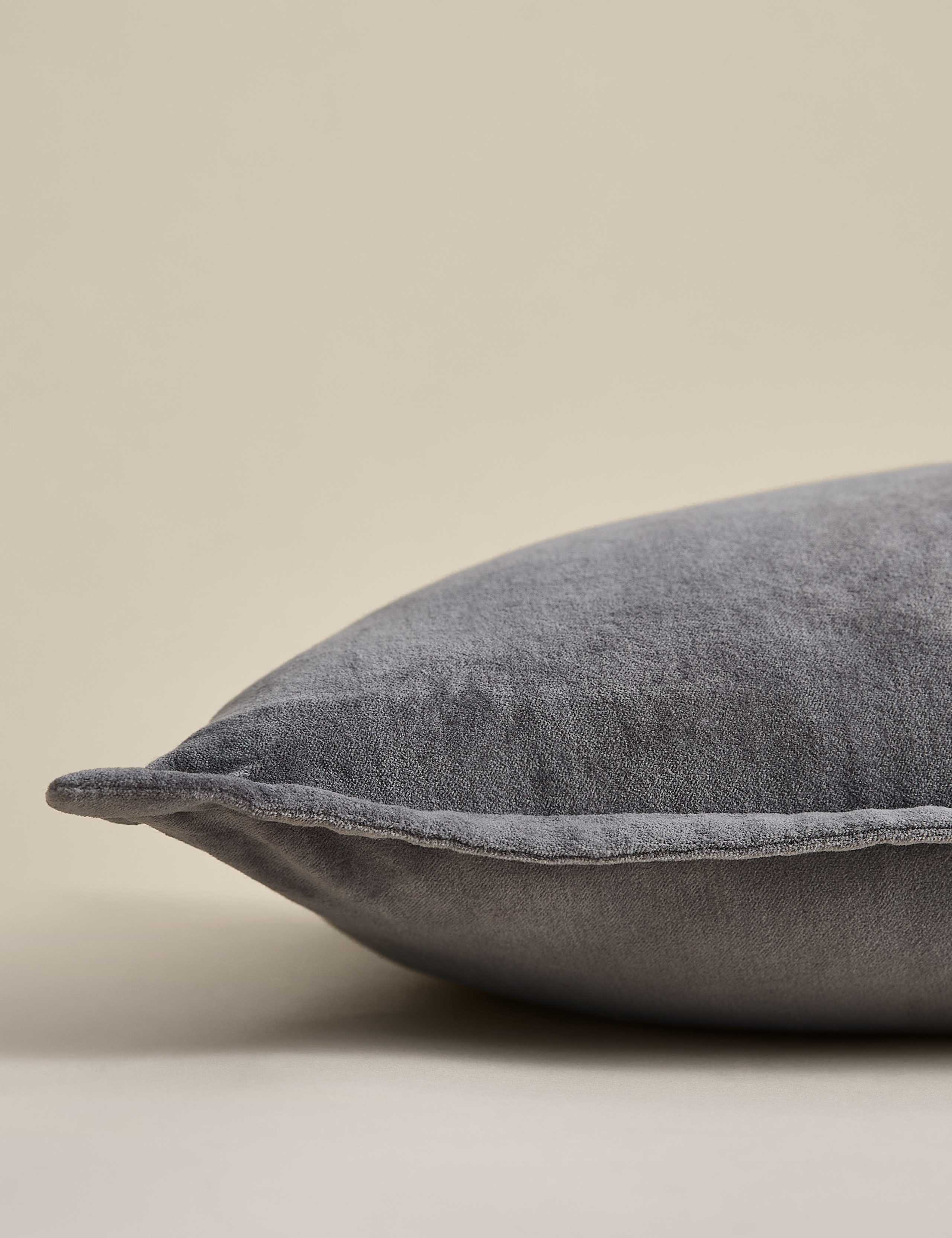 Pure Cotton Velvet Cushion 2 of 3