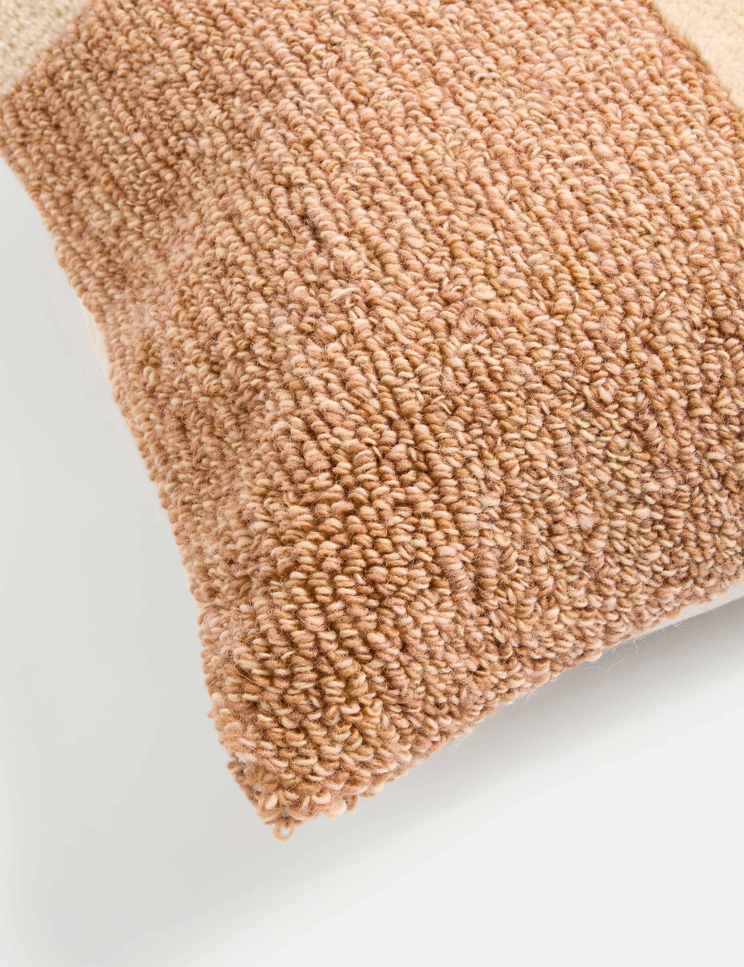 Wool Blend Abstract Geometric Cushion 4 of 5