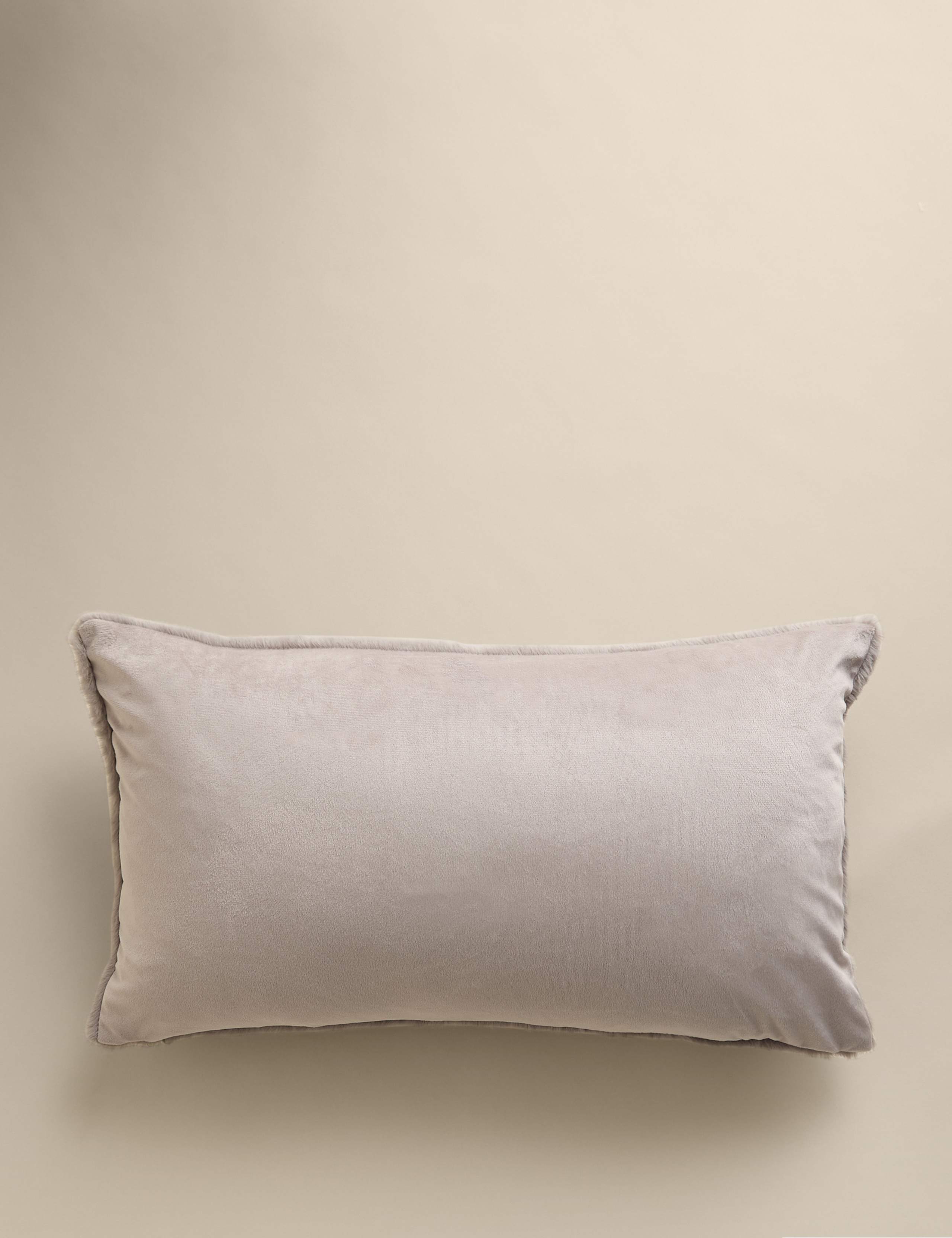 Supersoft Faux Fur Large Bolster Cushion 3 of 4