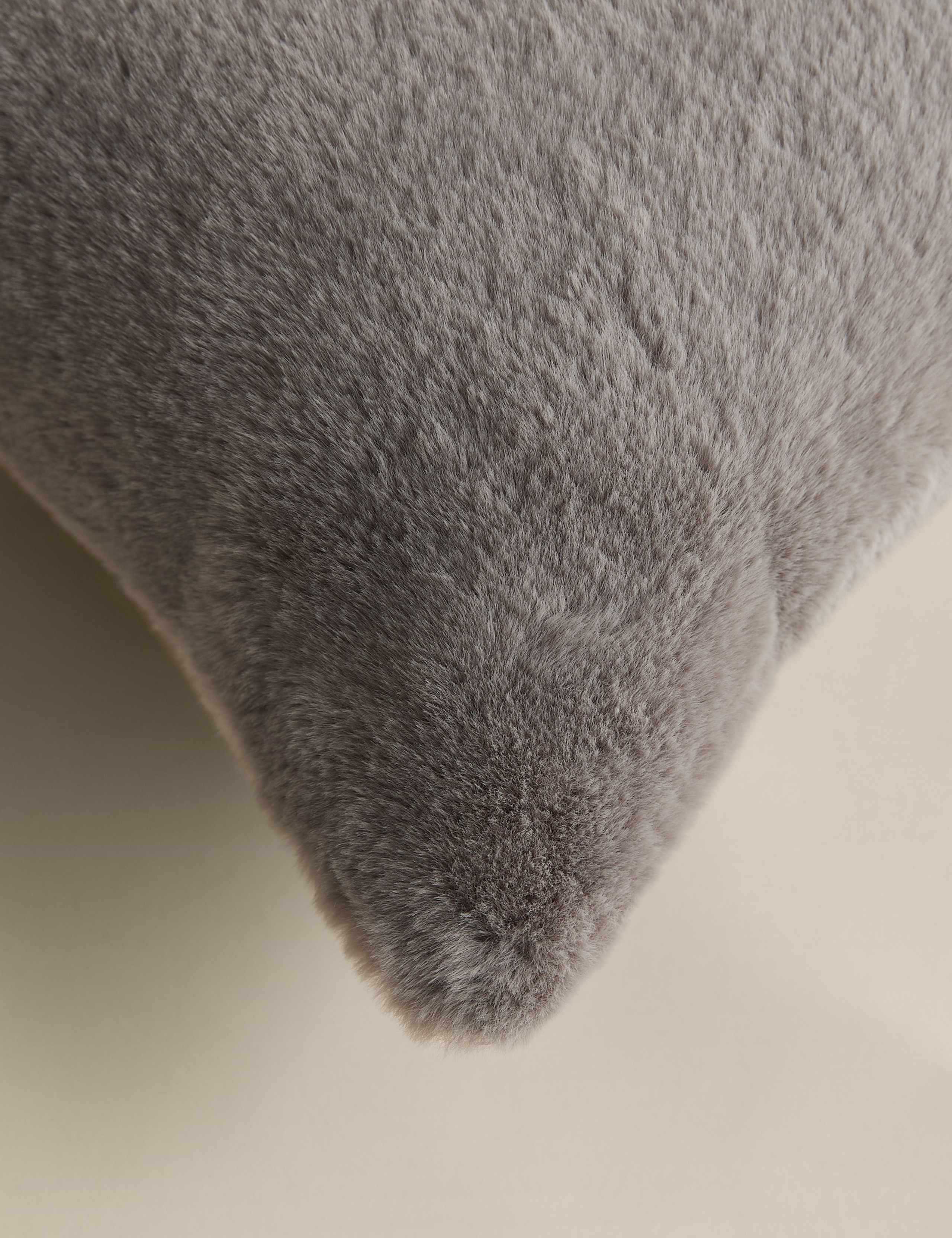 Supersoft Faux Fur Large Bolster Cushion 4 of 4